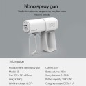 K5 Portable Handheld Blue Light Disinfectant Atomizer Sprayer