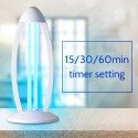 Standing UV Ultraviolet Cleaning Lamp with Ozone Remote Control Timer Function Tube Light for Canteen Kindergarten Hospital