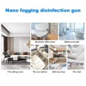 Outdoor Indoor Disinfection Gun, Handheld Blue Light Wireless Portable Rechargeable Nano Atomizer  Large Capacity ULV Electric S