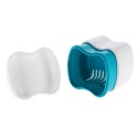 Denture Bath Box Case Dental False Teeth Cleaning Container Rinsing Basket Retainer Appliance Holder Tray