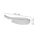 Folding Men's Beard Comb Male Mustache Shaving Brush Stainless Steel Pocket Comb Facial Hair Brush