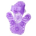 Palm Shaped Massage Glove Body Massager with 9 360-degree-roller Metal Roller Ball Muscle Pain Relief Massager Random Color