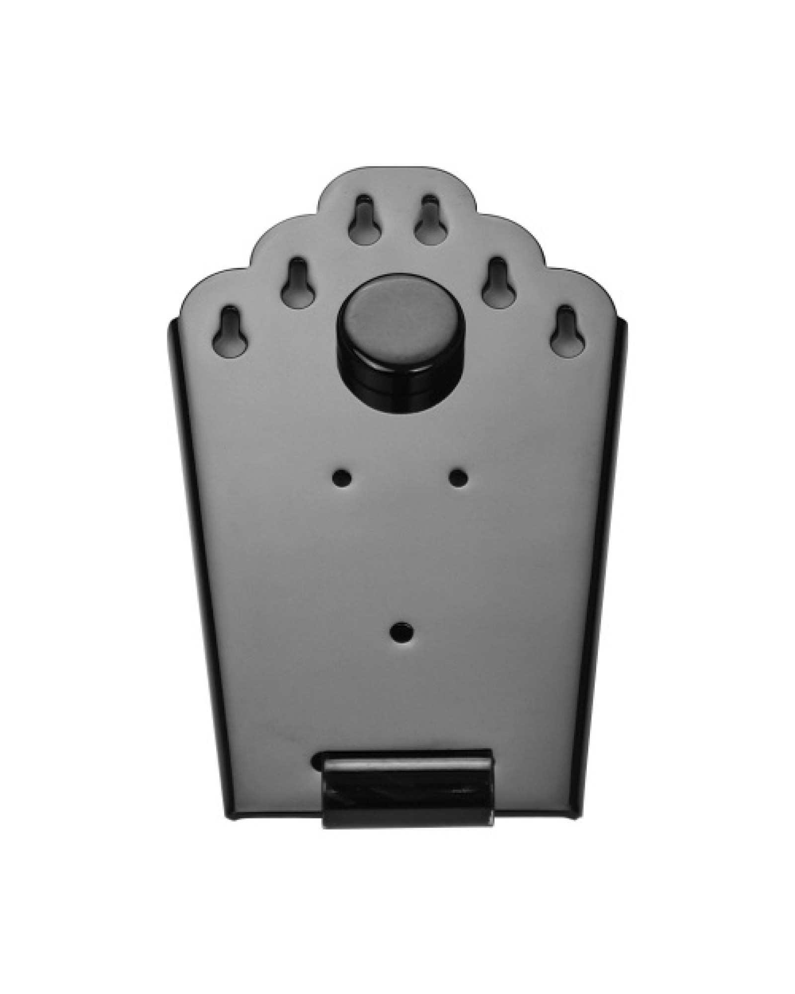 6 String Guitar Metal Tailpiece Bridge with Screws for Jazz Electric Guitar Musical Instrument Parts Black