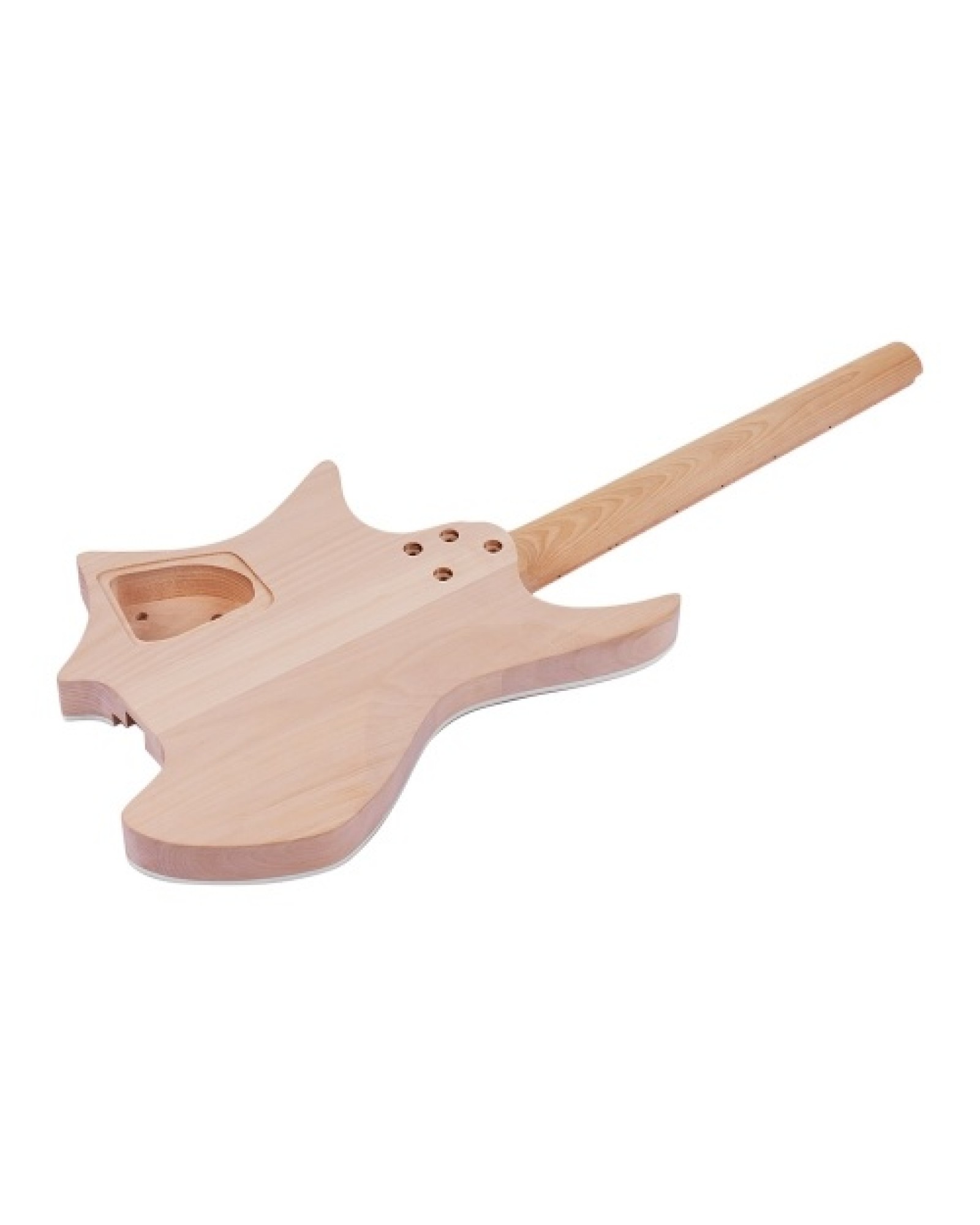 WT-3 Unfinished DIY Electric Guitar Kit Basswood Body Maple Wood Fingerboard Guitar Neck Without Headstock