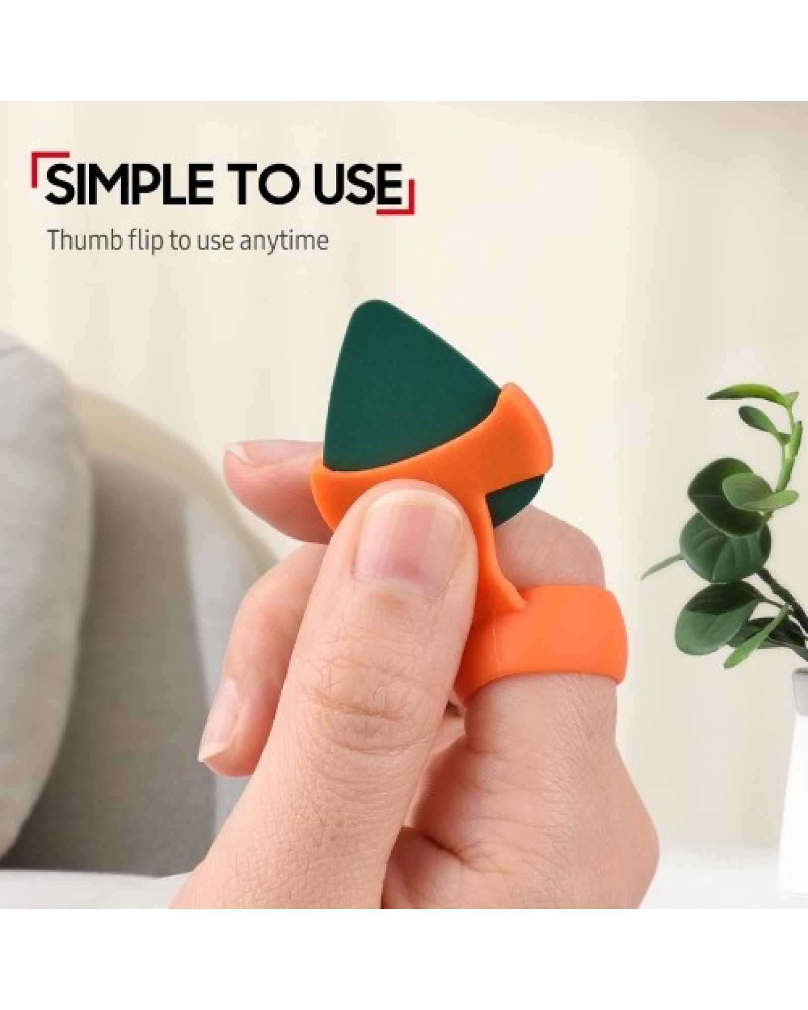 BOBAO Anti-slip Guitar Finger Pick Holder Silicone Finger Stall with 3 Picks/Storage Box Strumming Accessory for Acoustic Guitar