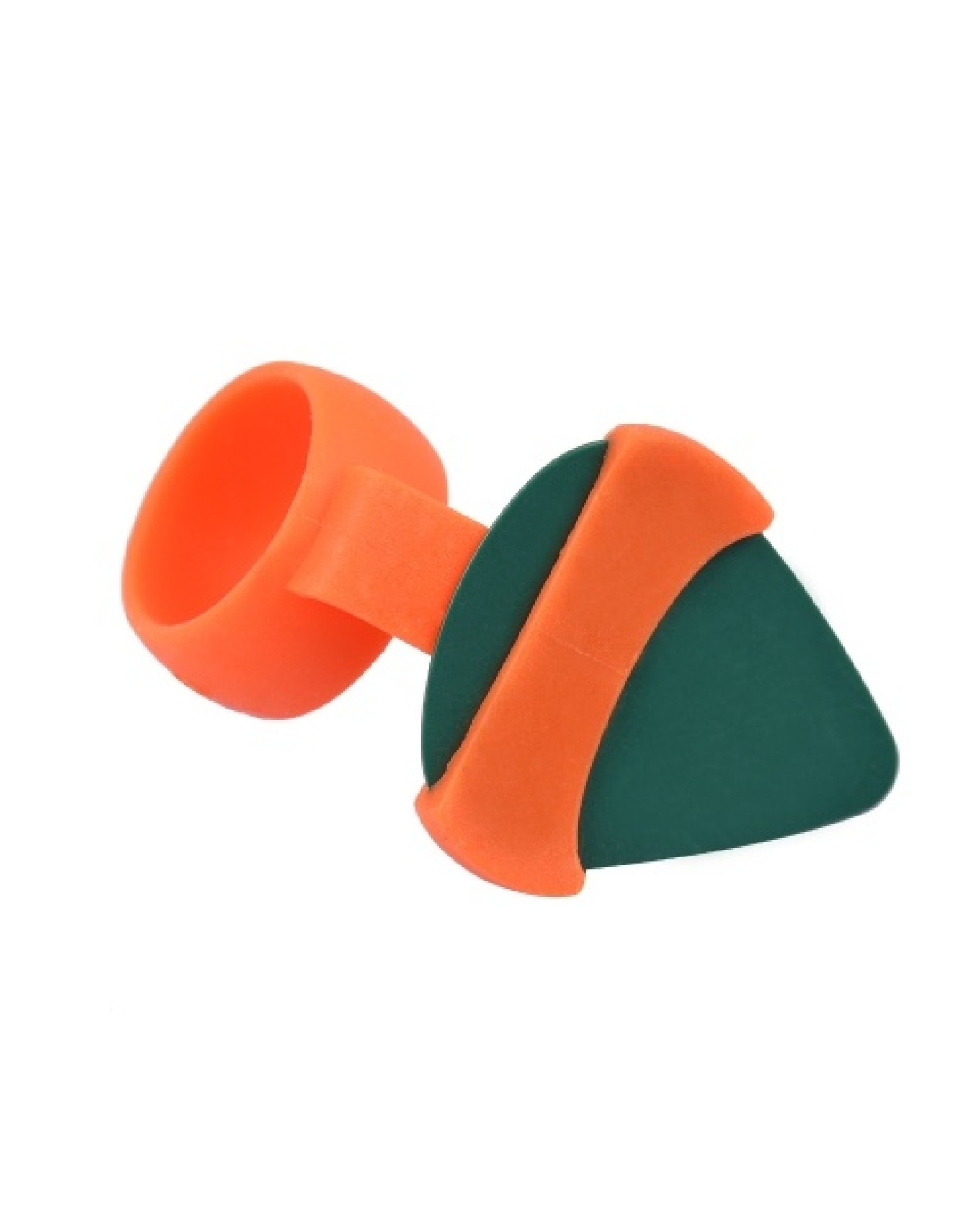 BOBAO Anti-slip Guitar Finger Pick Holder Silicone Finger Stall with 3 Picks/Storage Box Strumming Accessory for Acoustic Guitar