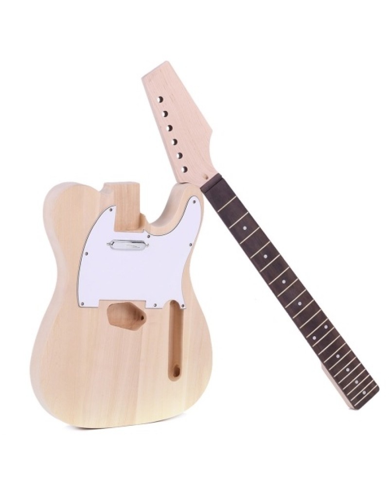 Tele Style Unfinished DIY Electric Guitar Kit