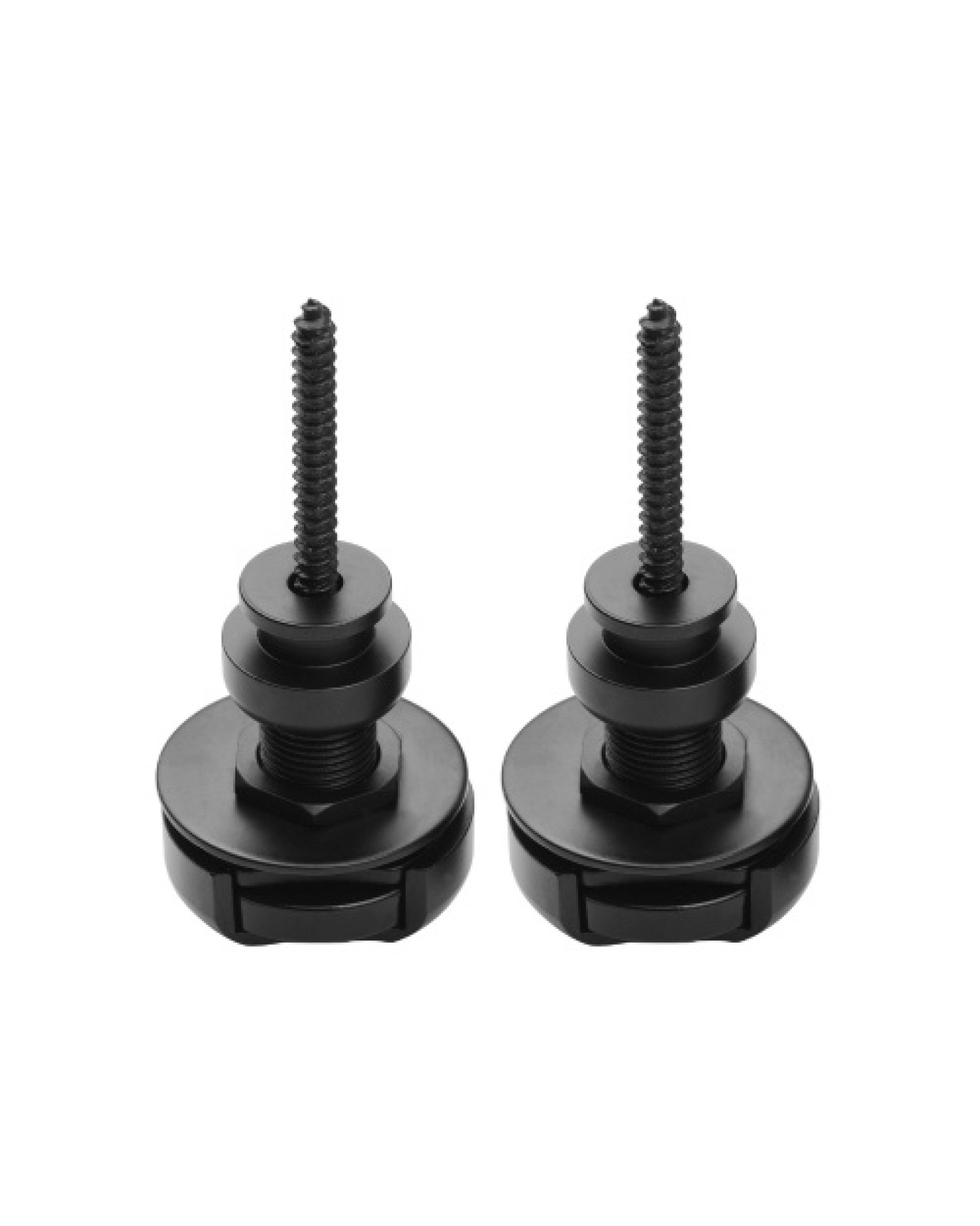 2pcs Guitar Strap Locks Metal Security Quick Release Strap Buttons Retainer Silver for Acoustic Electric Guitars Bass