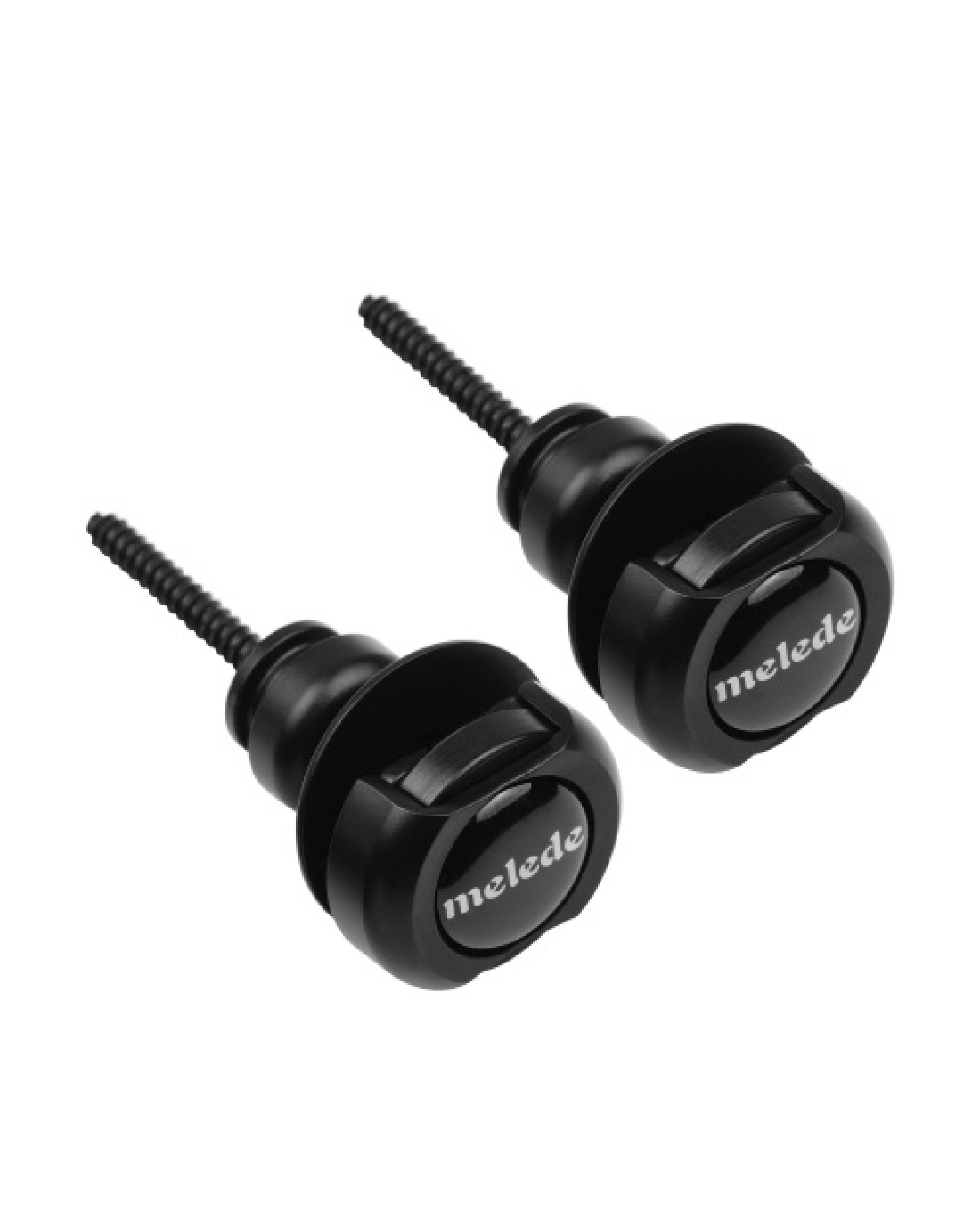 2pcs Guitar Strap Locks Metal Security Quick Release Strap Buttons Retainer Silver for Acoustic Electric Guitars Bass