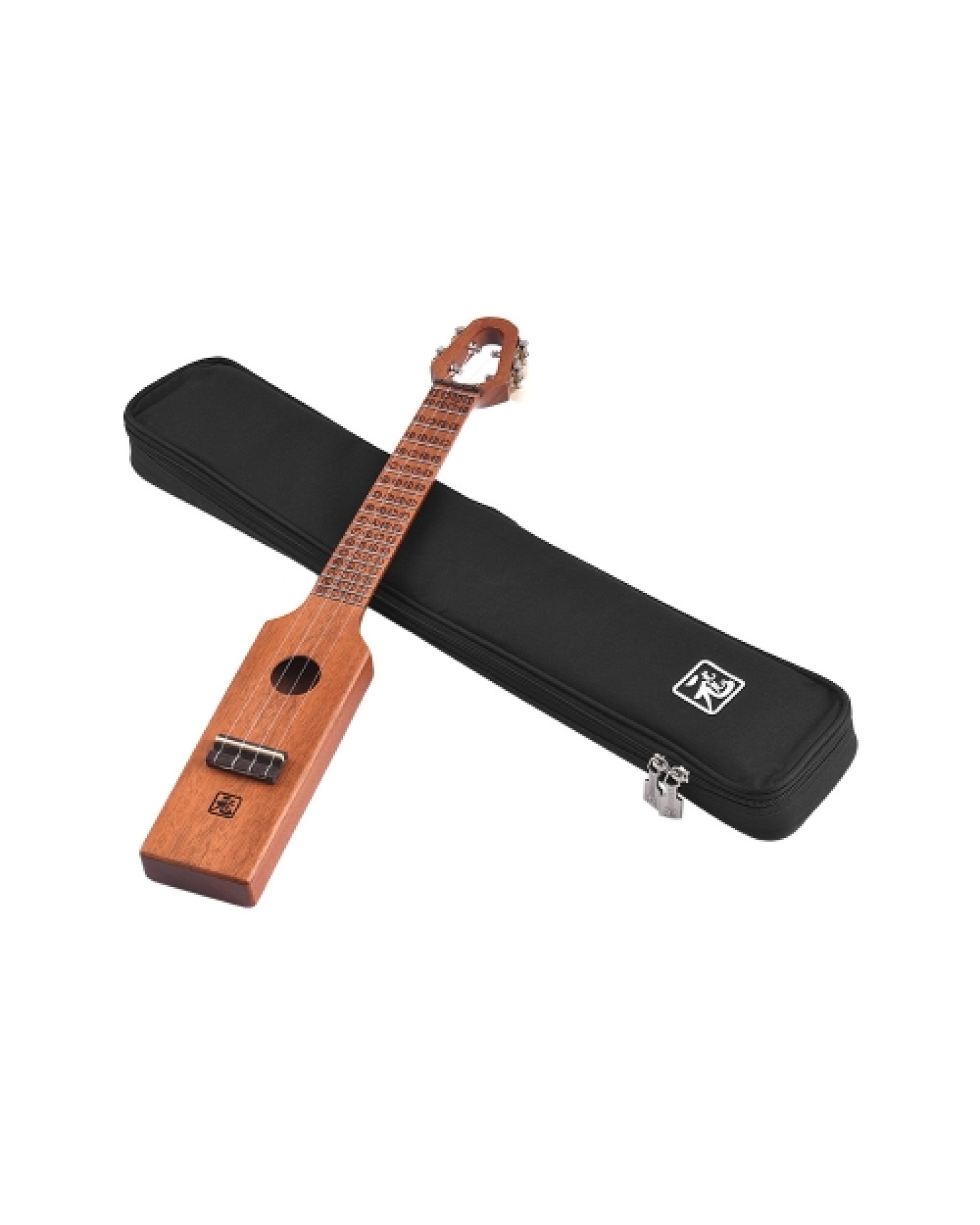 23" Acoustic Concert Ukulele Ukelele Uke Mahogany Wood Portable Compact Size With Carved Musical Scale &amp; Chord Chart Carry B