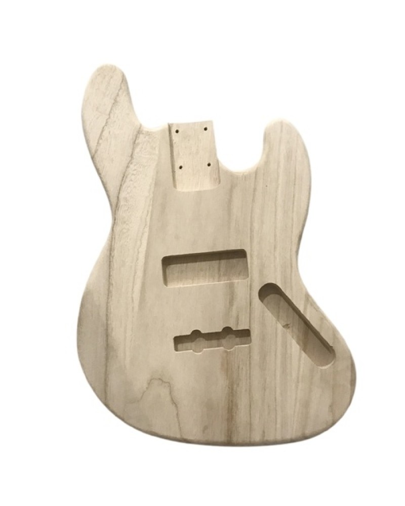 Polished Wood Type Electric Guitar Barrel DIY Electric Maple Guitar Barrel Body For JB Style Bass Guitar