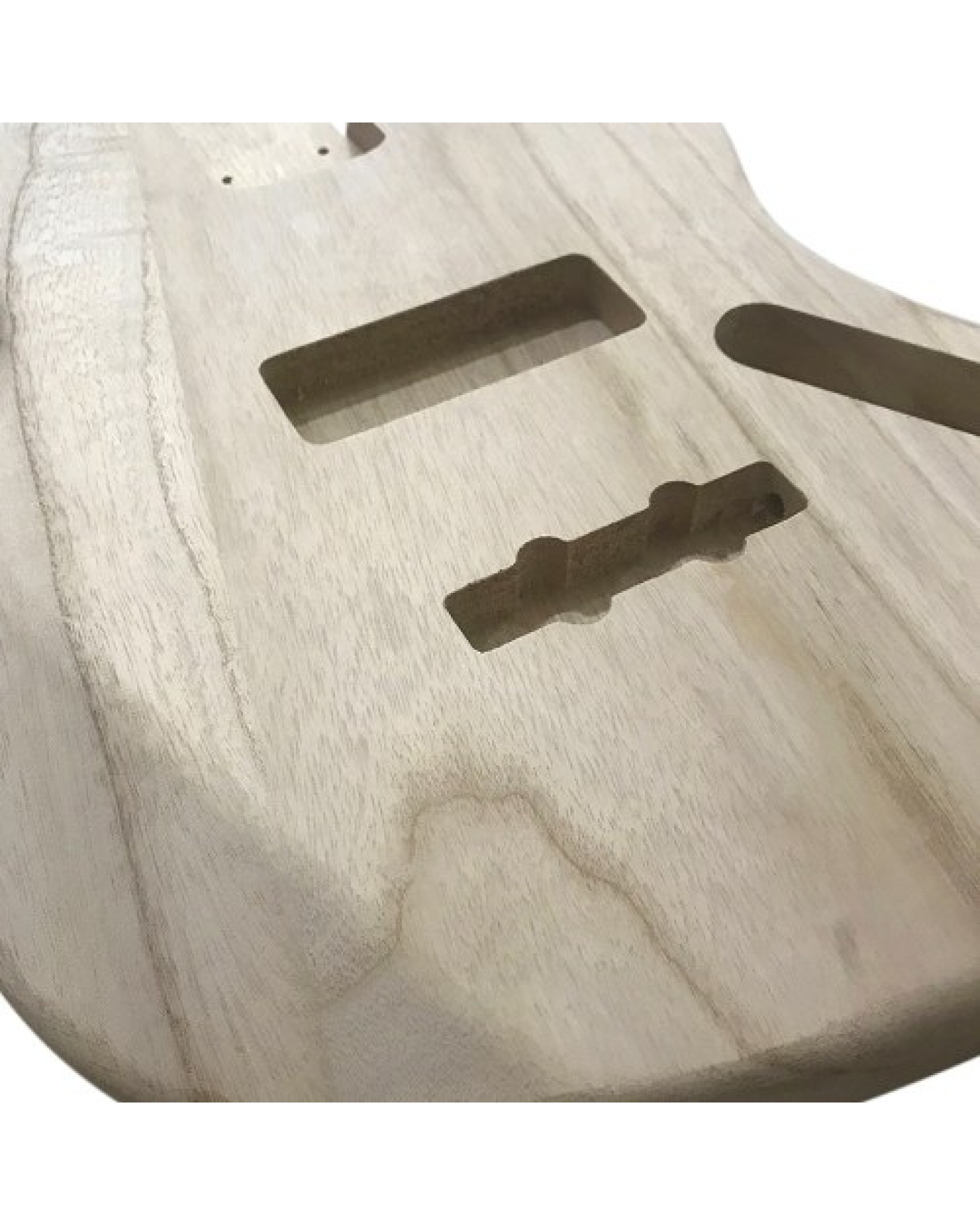 Polished Wood Type Electric Guitar Barrel DIY Electric Maple Guitar Barrel Body For JB Style Bass Guitar