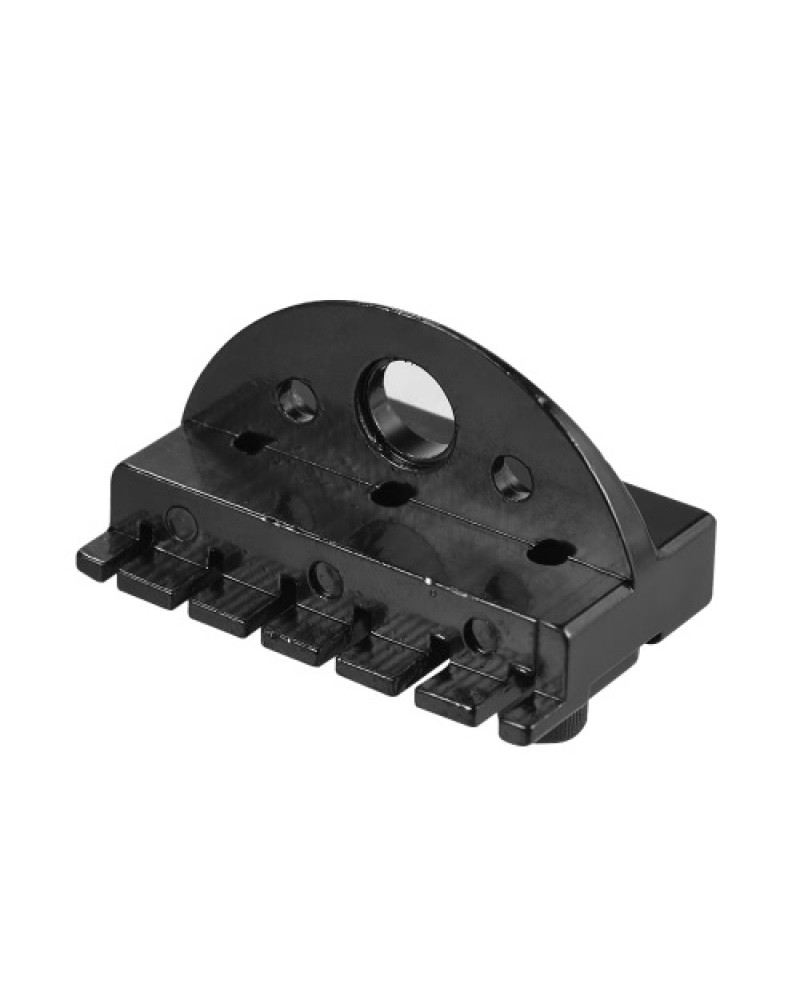 6-string Headless Electric Guitar String Locking Nut Set with 2 Wrench 2 Screw Black
