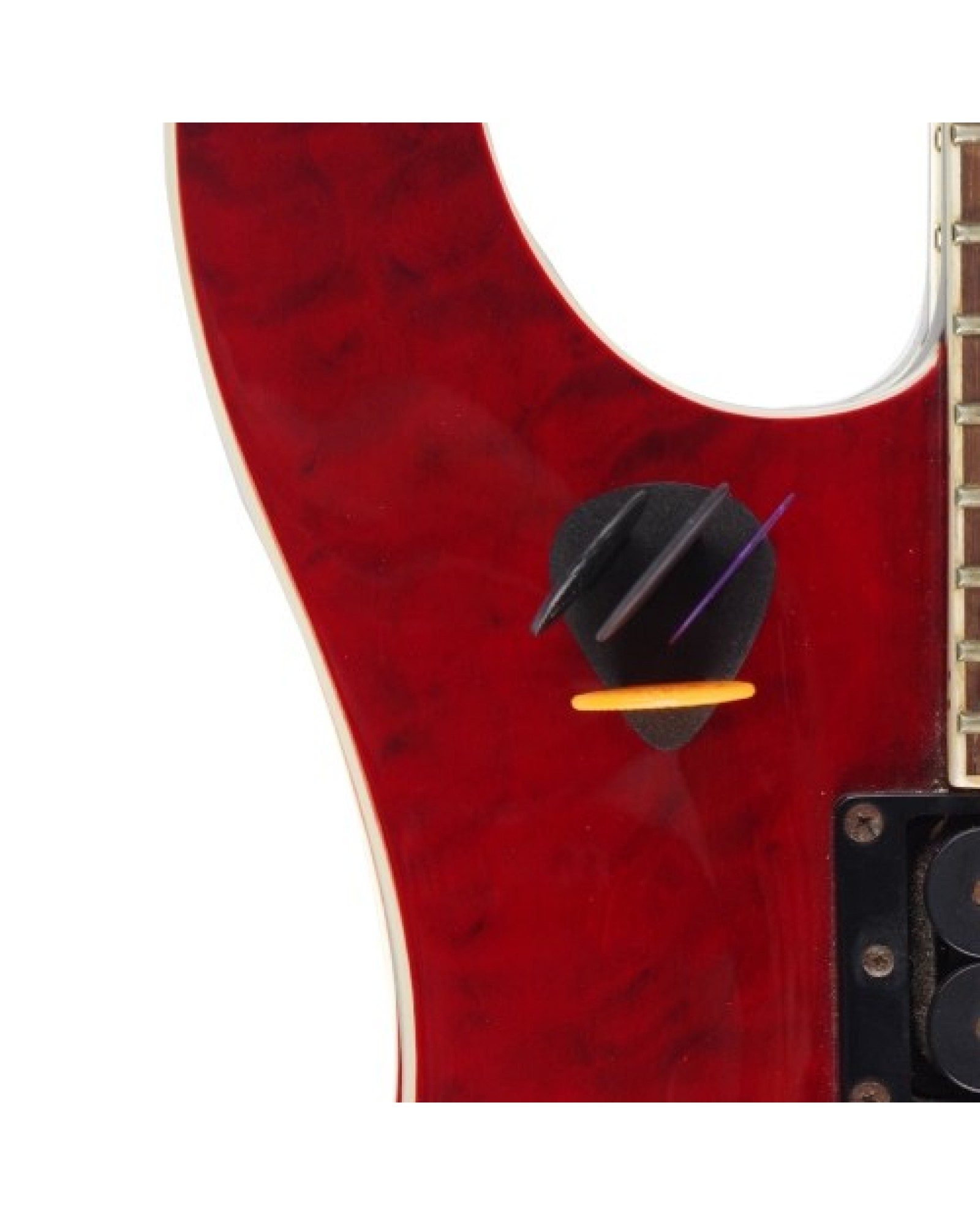 Guitar Paddles &amp; Anti-slip Sticker &amp; Guitar Picks Holder Set 10pcs Guitar Picks &amp; 10pcs Anti-skid Stickers &amp; 2pc