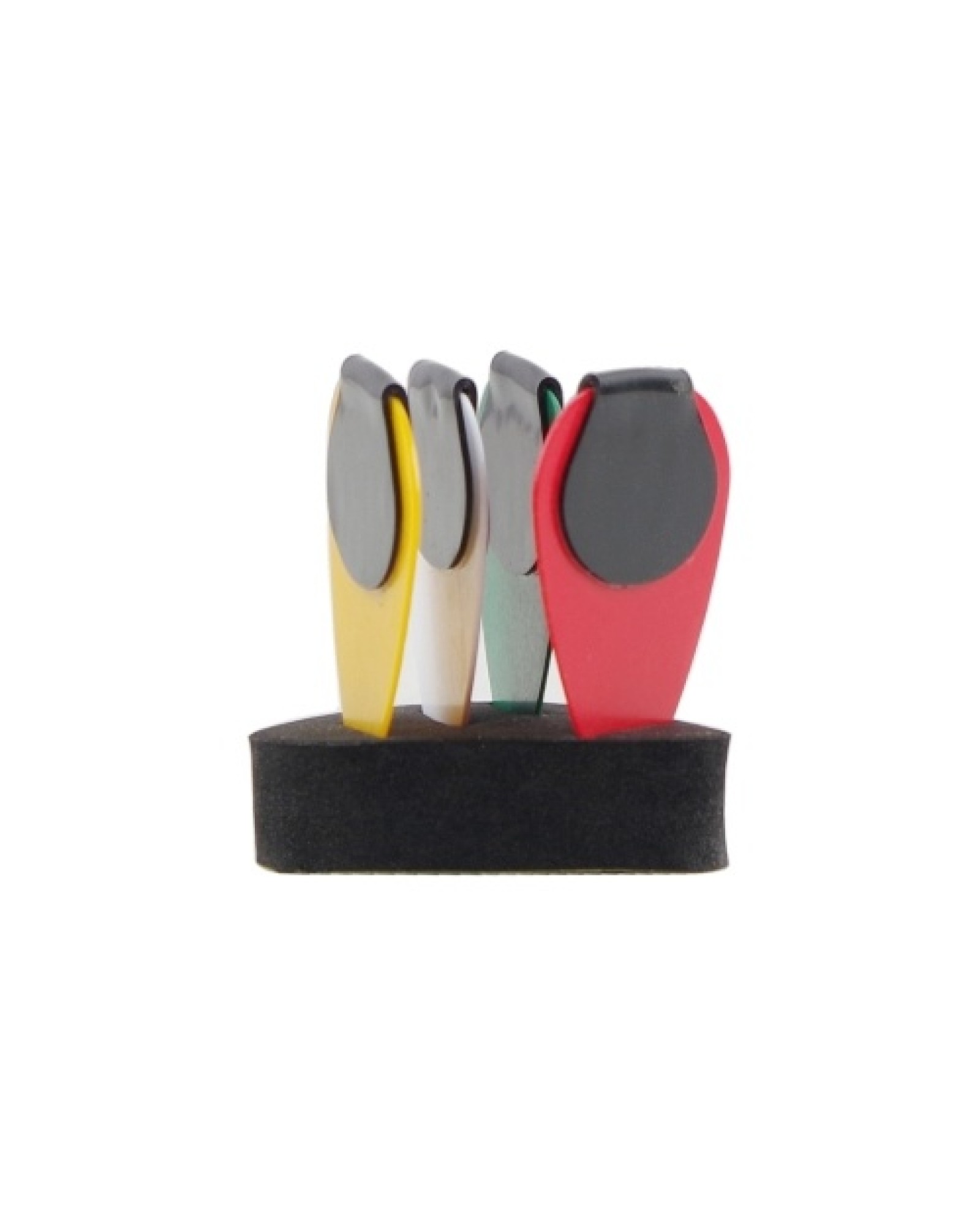Guitar Paddles &amp; Anti-slip Sticker &amp; Guitar Picks Holder Set 10pcs Guitar Picks &amp; 10pcs Anti-skid Stickers &amp; 2pc