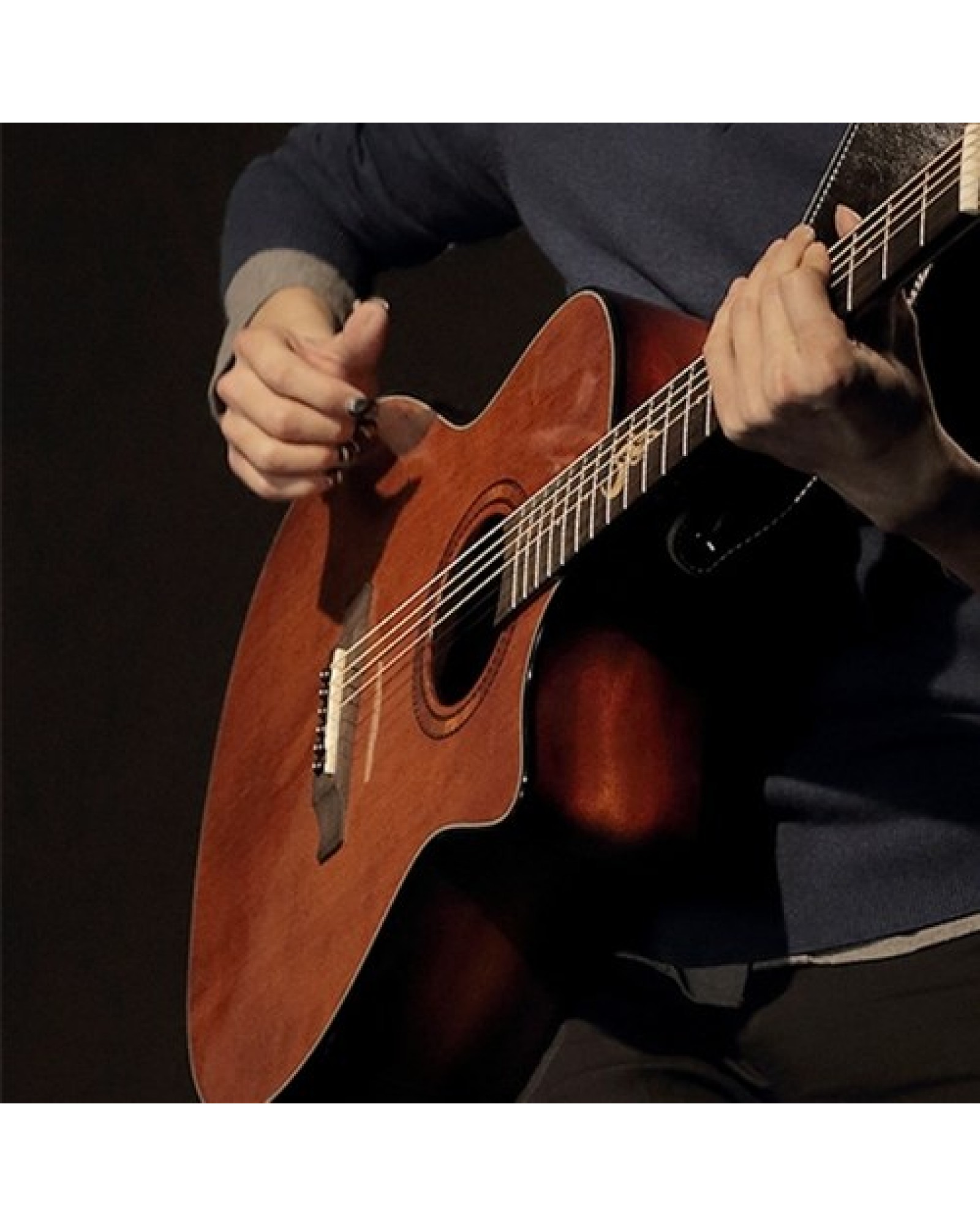38-inch Classic Acoustic Guitar 6 Strings Wooden Guitar for Students Beginners