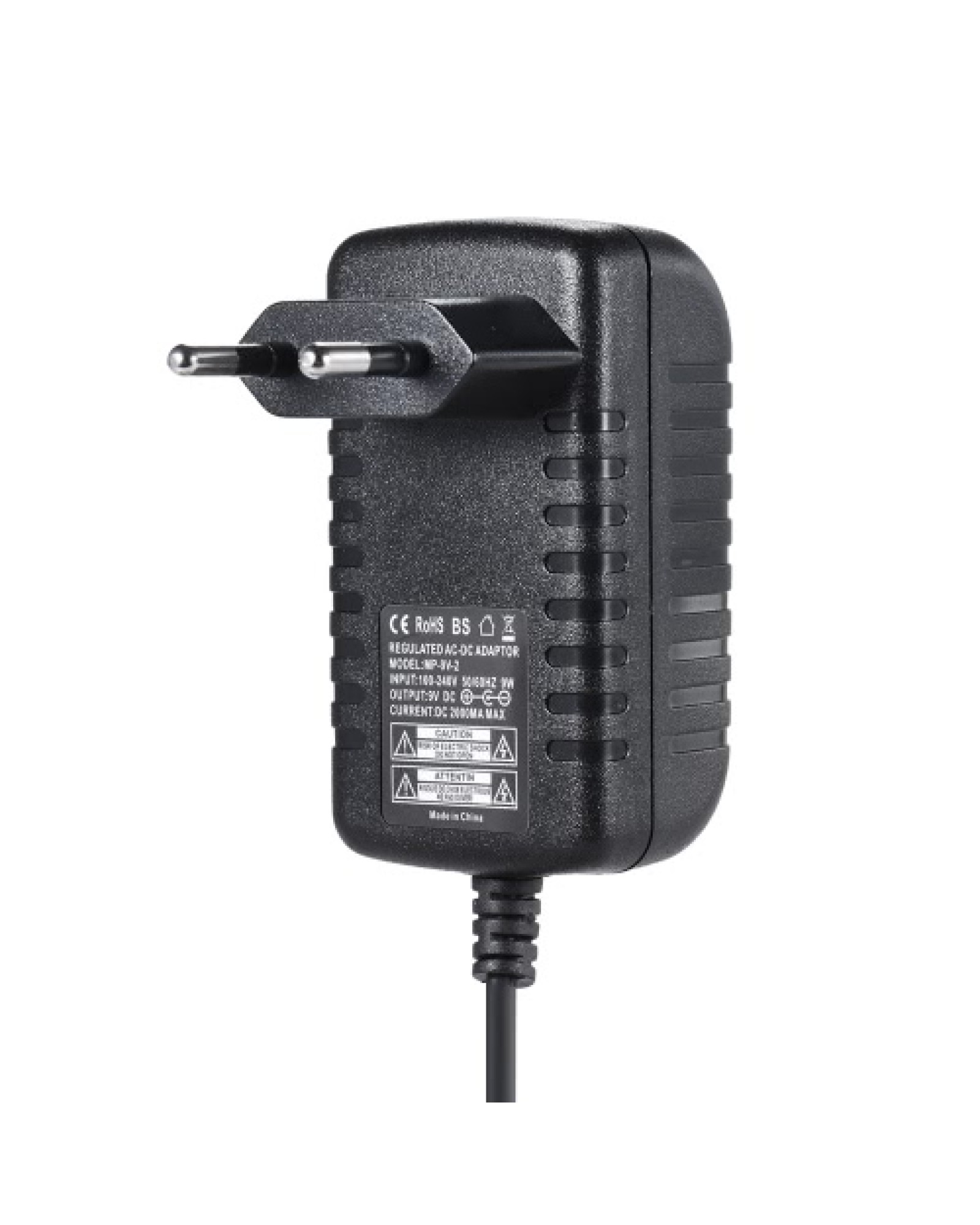 9V 2A Power Supply Adapter Converter for Guitar Bass Effect 100~240V Input EU Plug