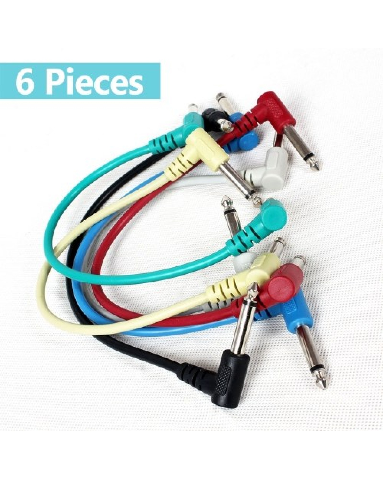 Colorful Guitar Effect Pedal Cables Instrument Audio Leads Patch Cord