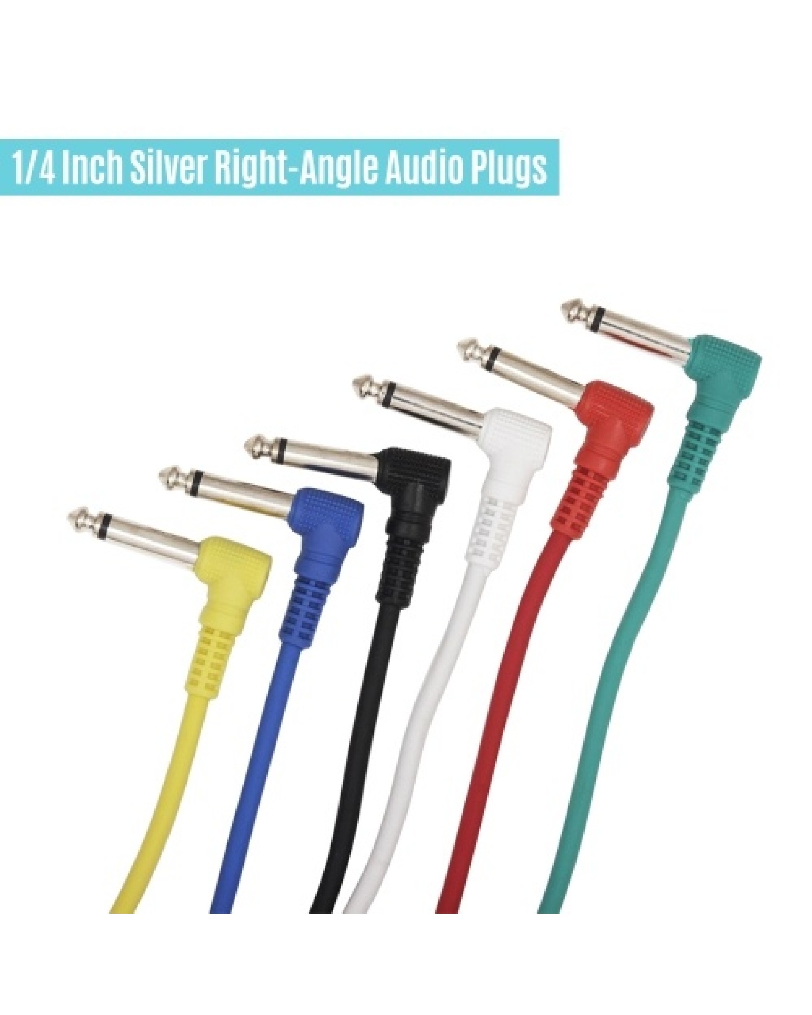 Colorful Guitar Effect Pedal Cables Instrument Audio Leads Patch Cord