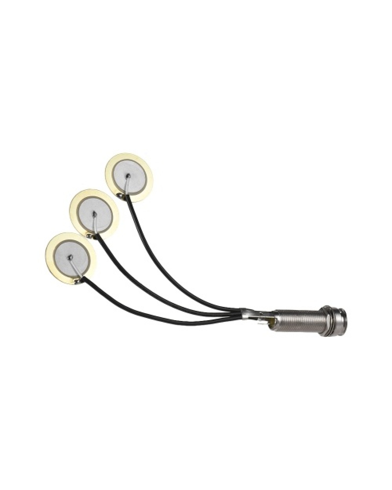 Kalimba Pickup 3 Transducer Pickup System Self-adhesive Thumb Piano Mbira Mono Piezo Pickup with Buzzer