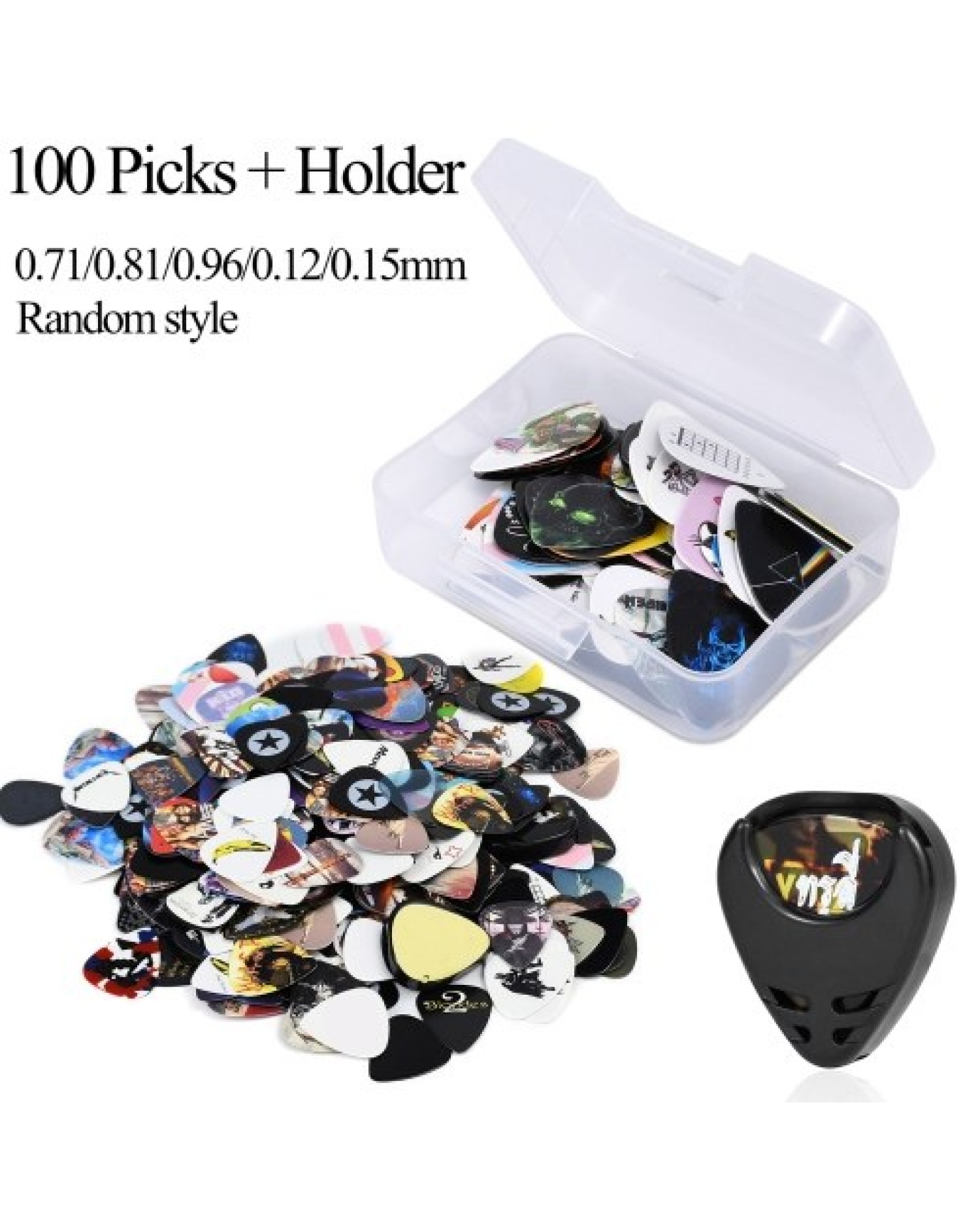 Guitar Picks Set Guitars Accessories Musical Instrument Tool Multi-Thickness Guitar Pick