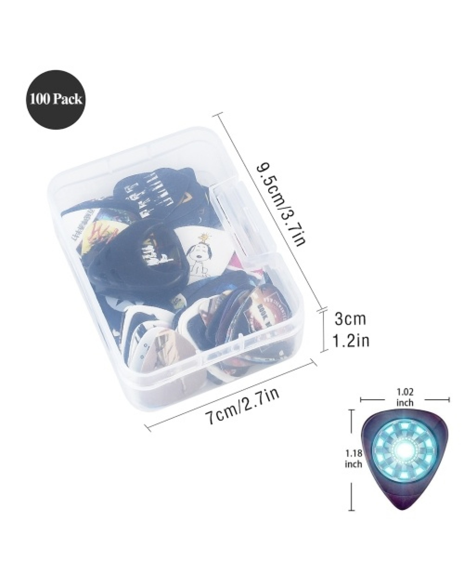 Guitar Picks Set Guitars Accessories Musical Instrument Tool Multi-Thickness Guitar Pick