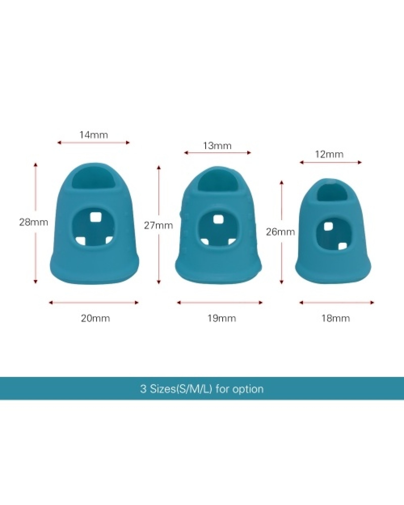6pcs Guitar Silicone Finger Fingertip Protectors