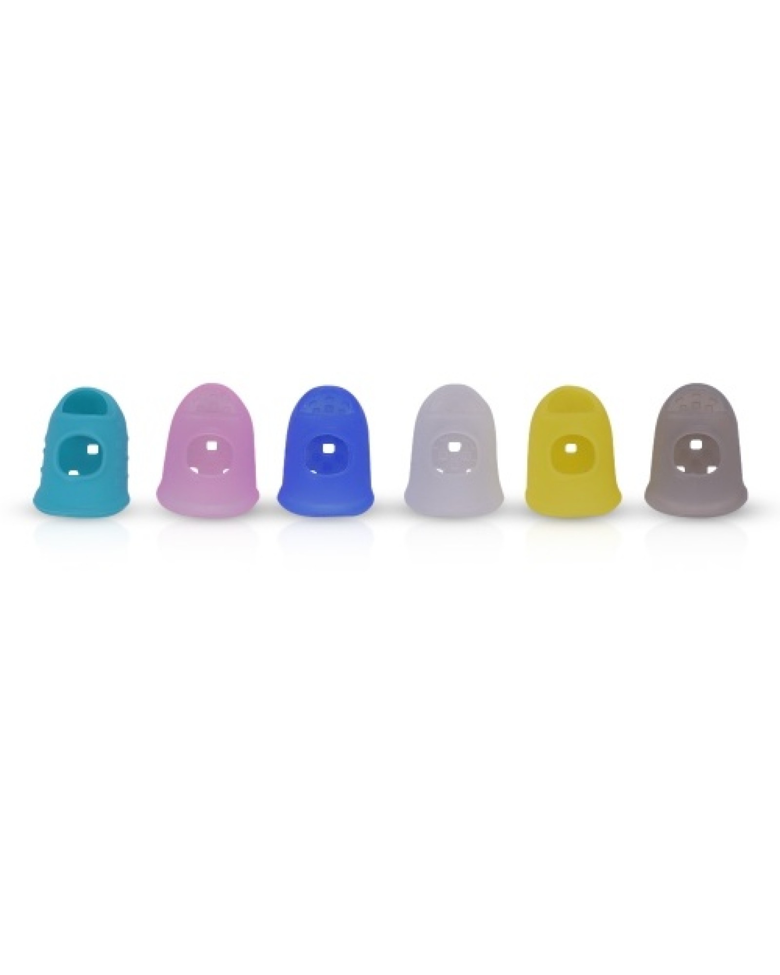 6pcs Guitar Silicone Finger Fingertip Protectors