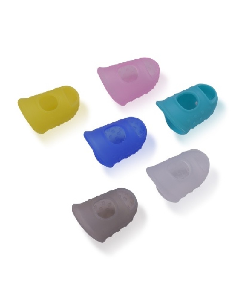 6pcs Guitar Silicone Finger Fingertip Protectors