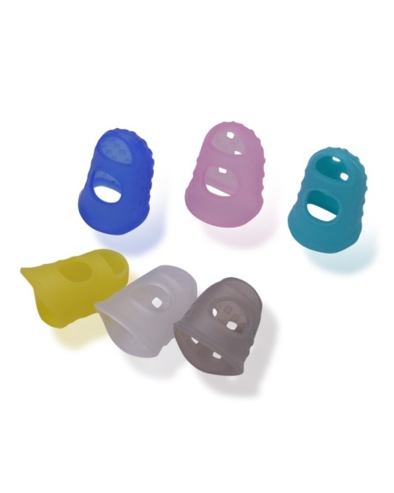 6pcs Guitar Silicone Finger Fingertip Protectors