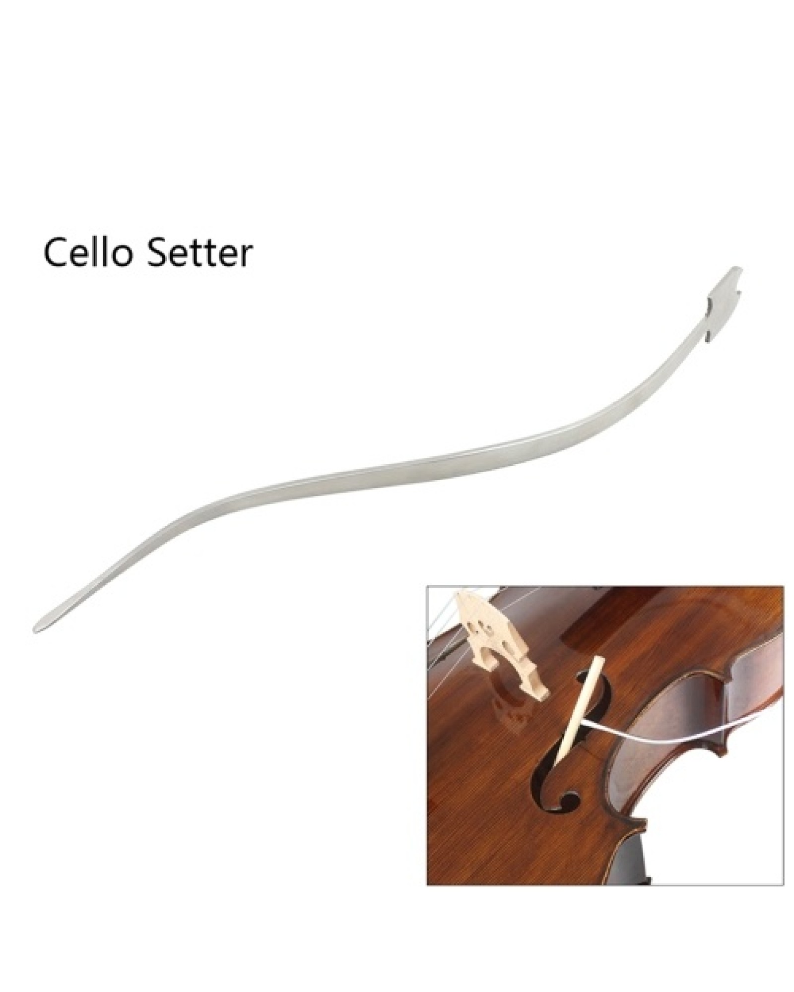 Cello S Style Setter Sound Post Cello Column Hook Instrument Tool Portable