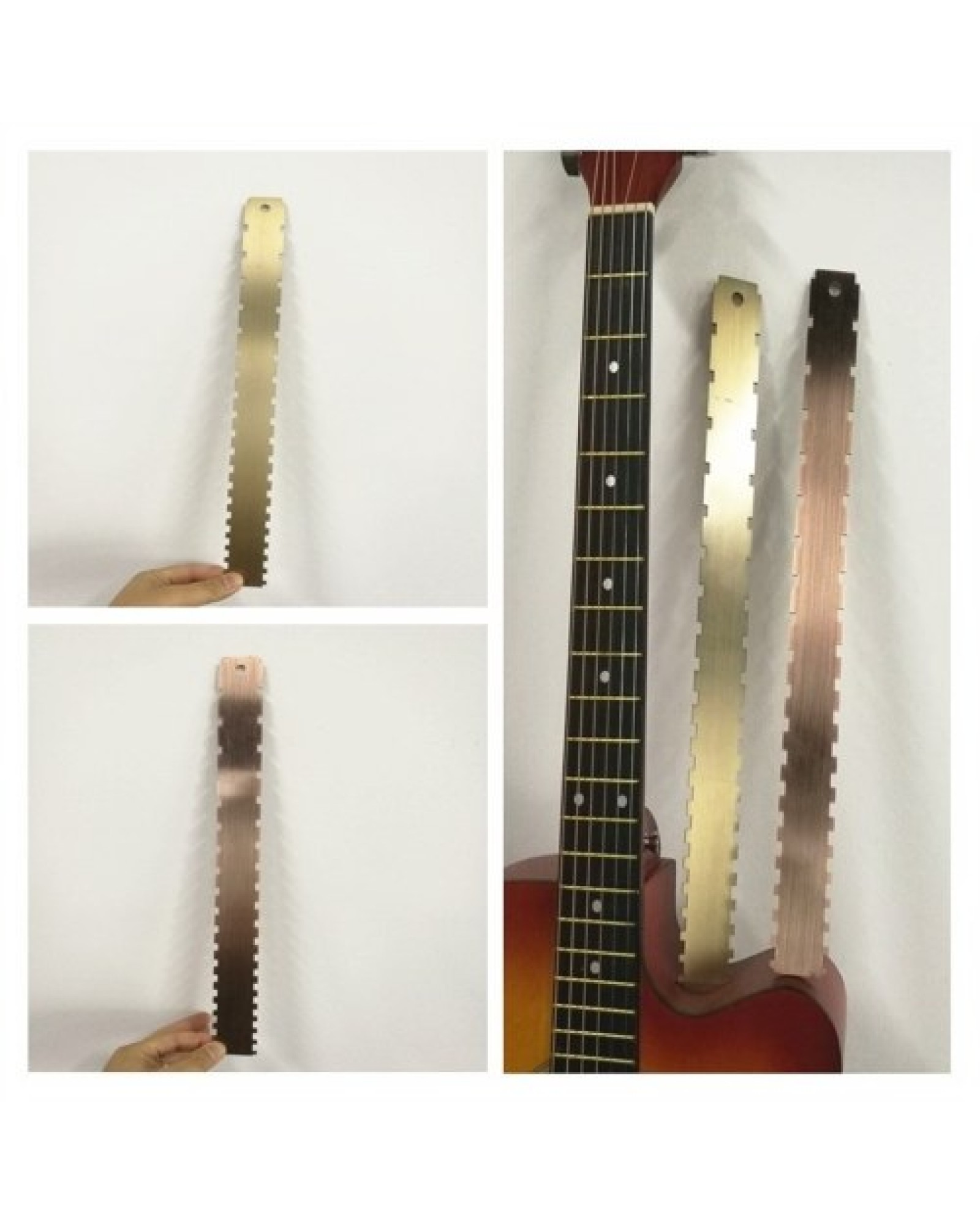 Guitar Neck Notched Ruler Stainless Steel