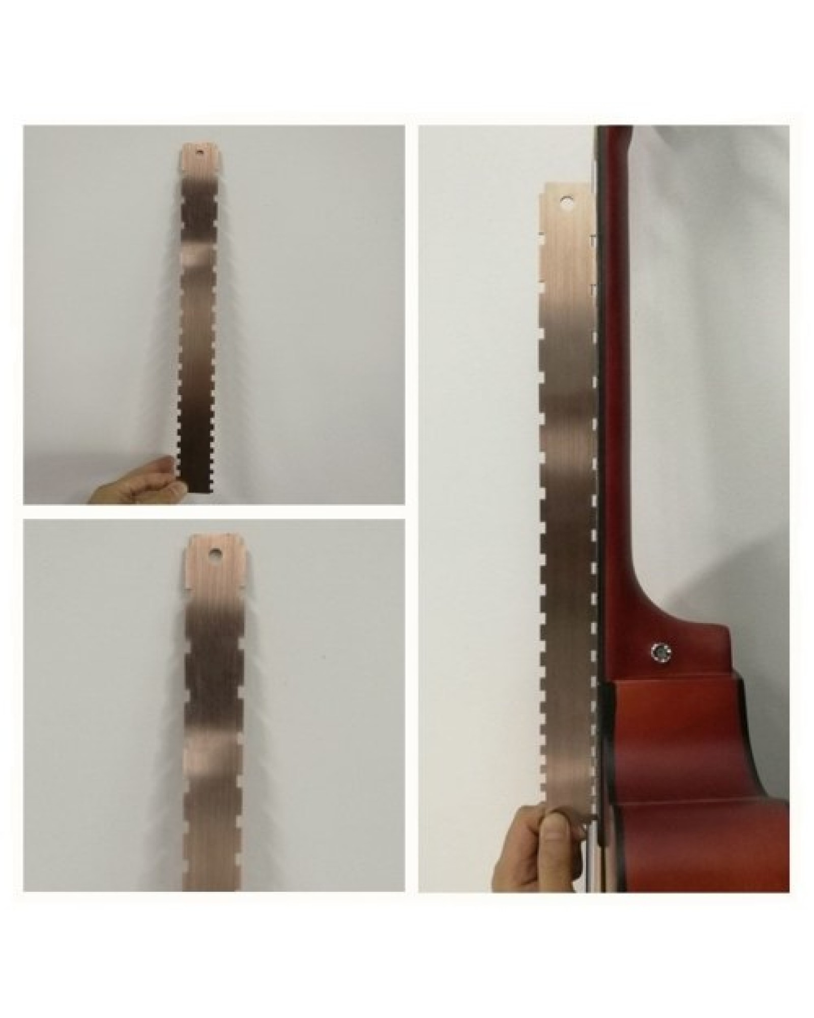Guitar Neck Notched Ruler Stainless Steel