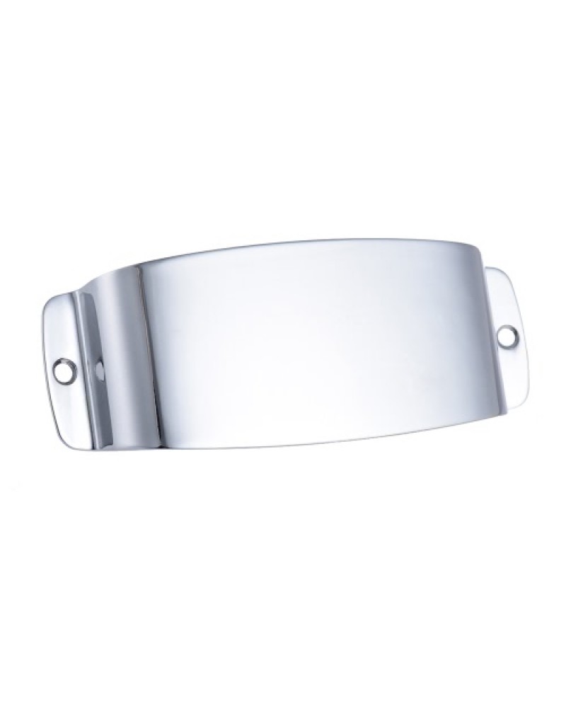 Chrome Plated Steel Pickup Cover Protector for Jazz Bass Electric Bass Guitar Part Replacement