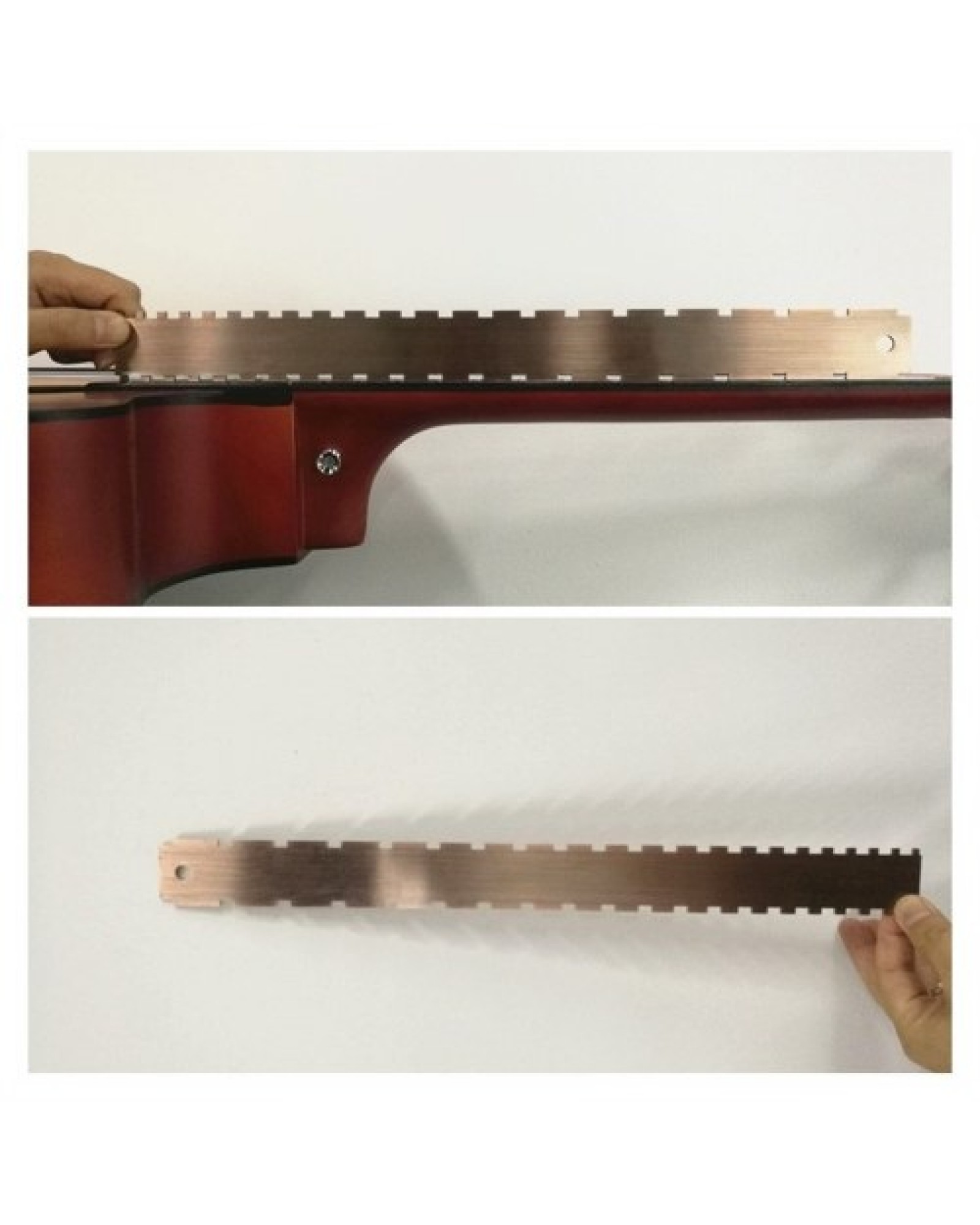 Guitar Neck Notched Ruler Stainless Steel