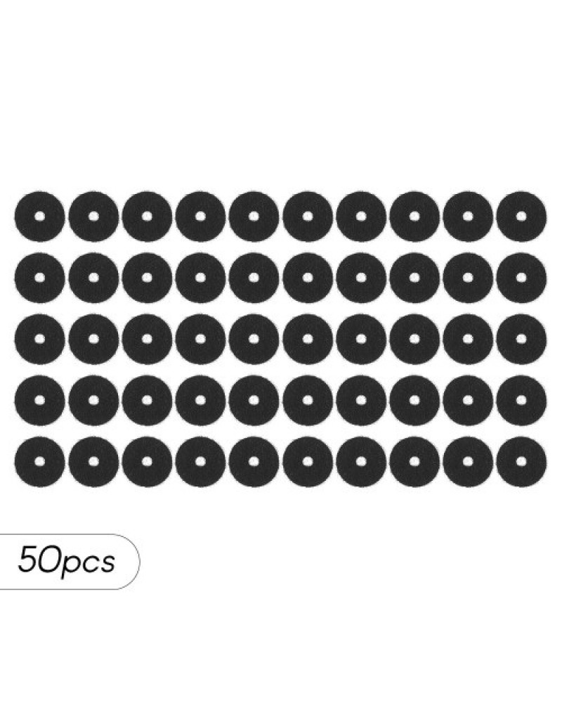 50pcs Guitar Strap Felt Button Washers