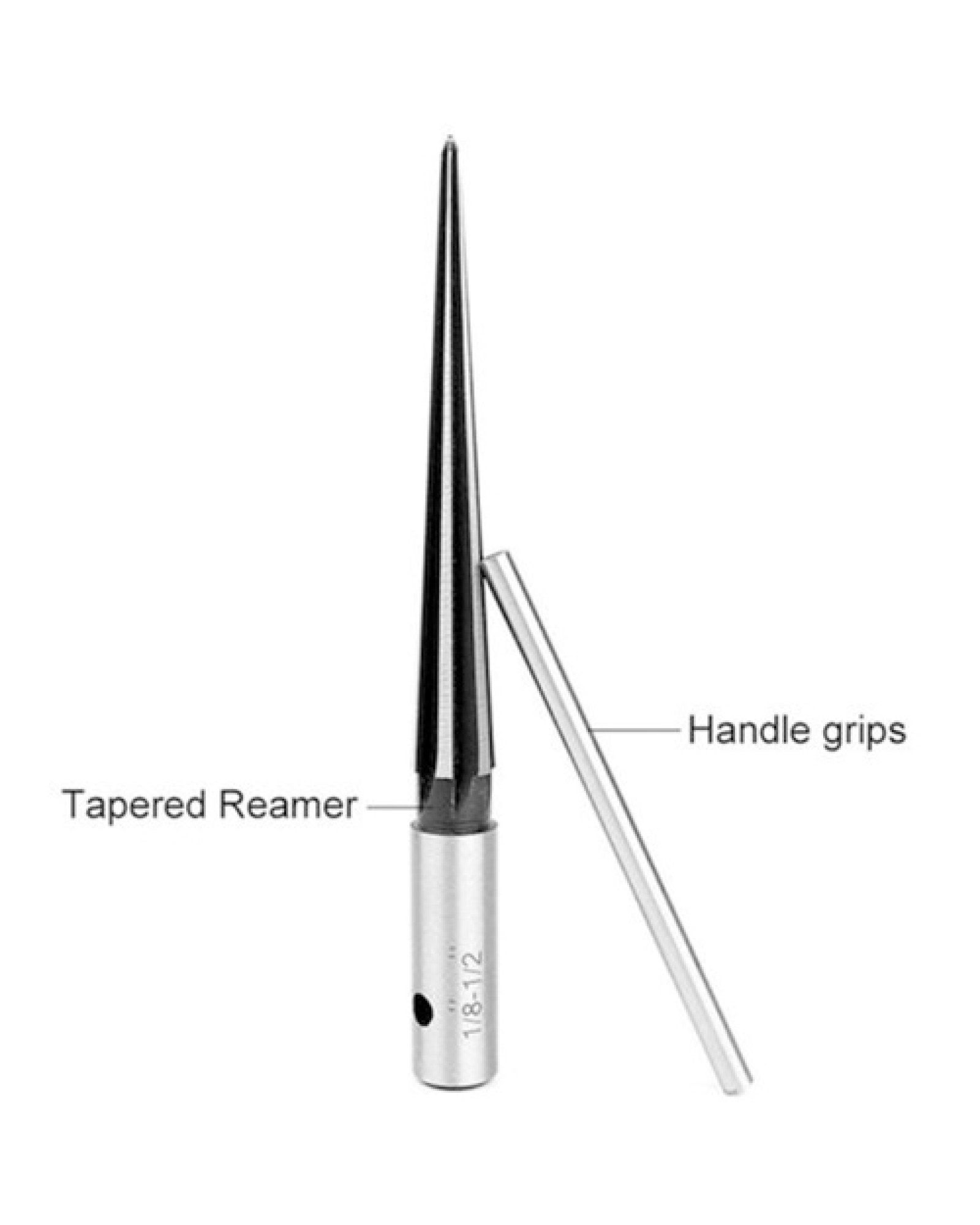 Bridge Pin Hole Reamer Tools T-Handle Tapered 6 Fluted Acoustic Guitar Woodworker Cutting Tool