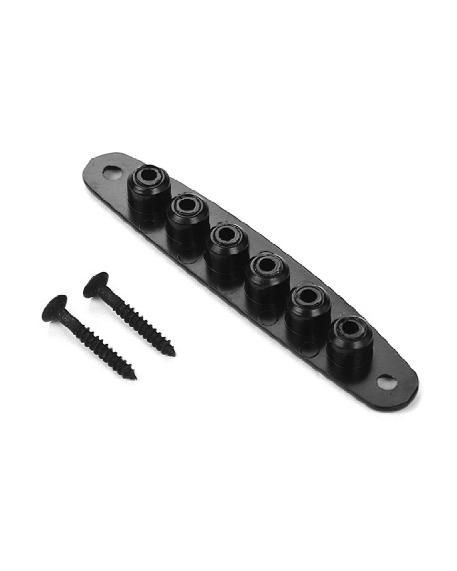 Electric Guitar Parts Metal Bridge String Through Body Ferrules Bushing Plate for Guitar Replacement