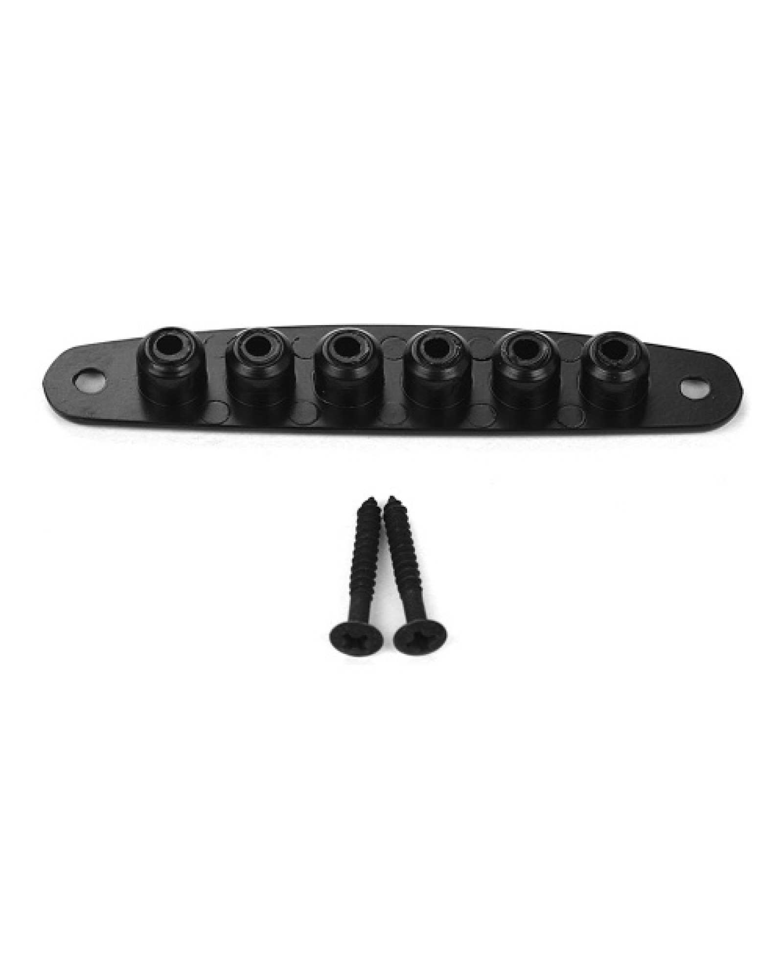 Electric Guitar Parts Metal Bridge String Through Body Ferrules Bushing Plate for Guitar Replacement