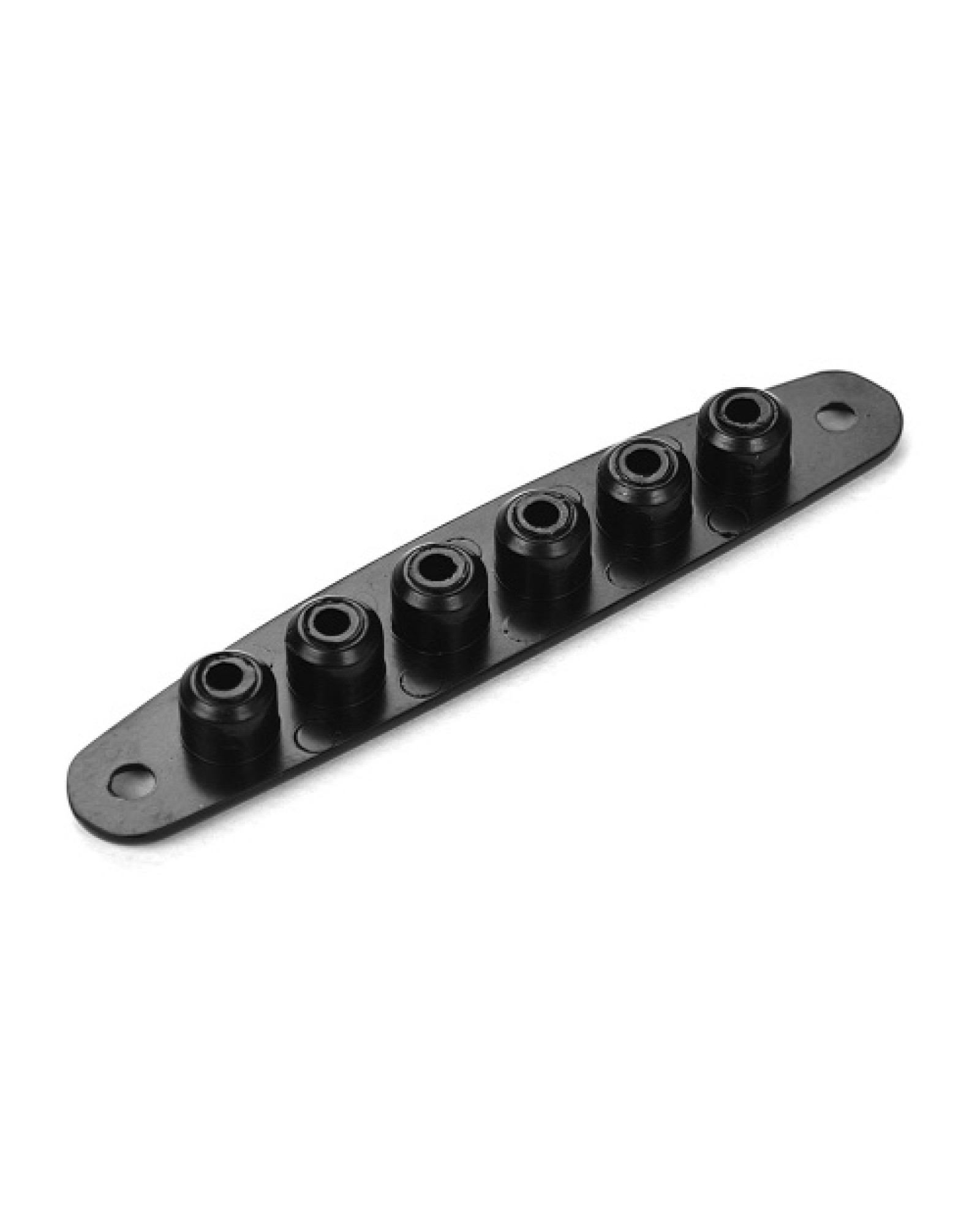 Electric Guitar Parts Metal Bridge String Through Body Ferrules Bushing Plate for Guitar Replacement