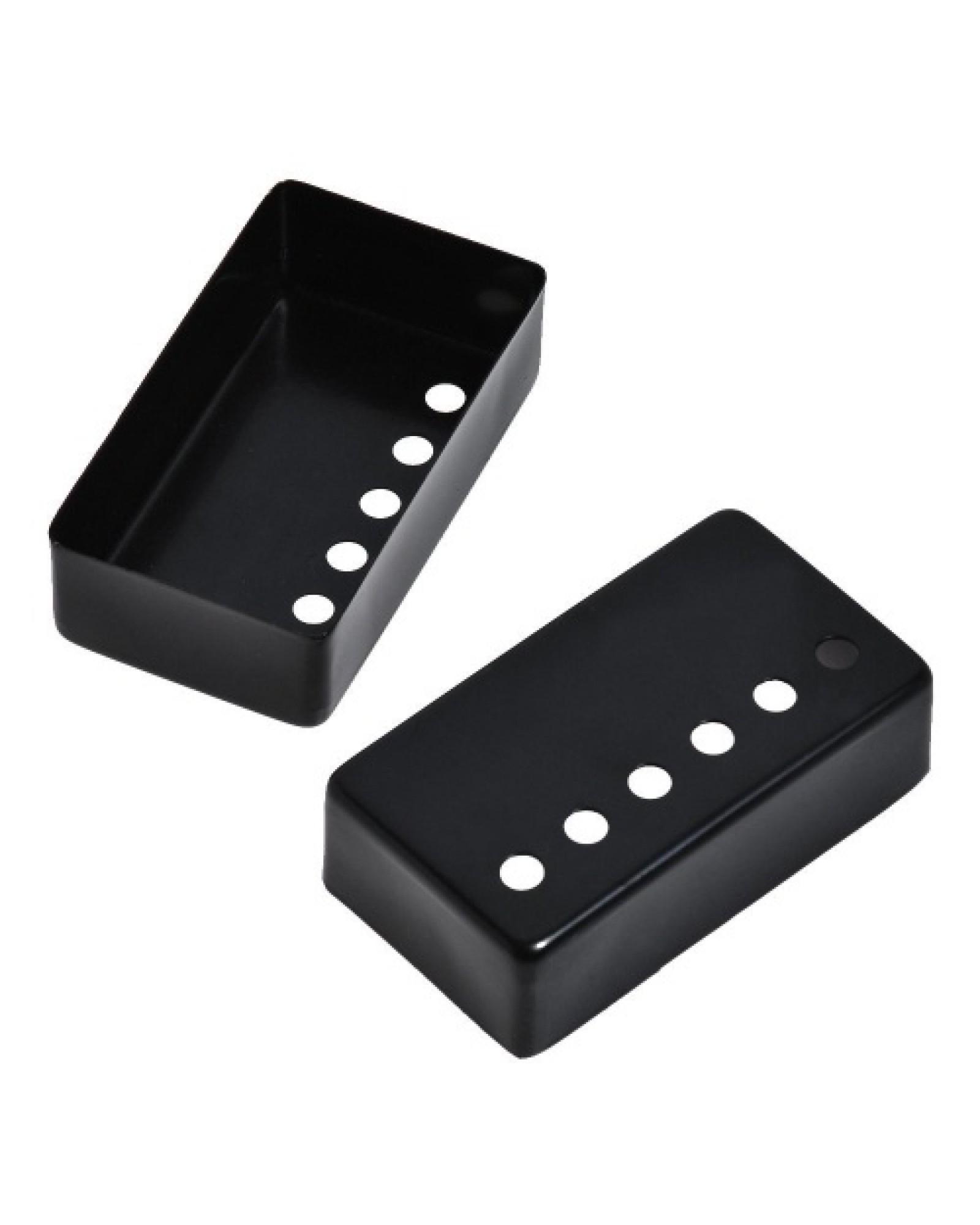 2Pcs Humbucker Guitar Pickup Cover 50mm + 52mm Pole Spacing Metal LP Guitar Neck Pickup Covers for Electric Guitar