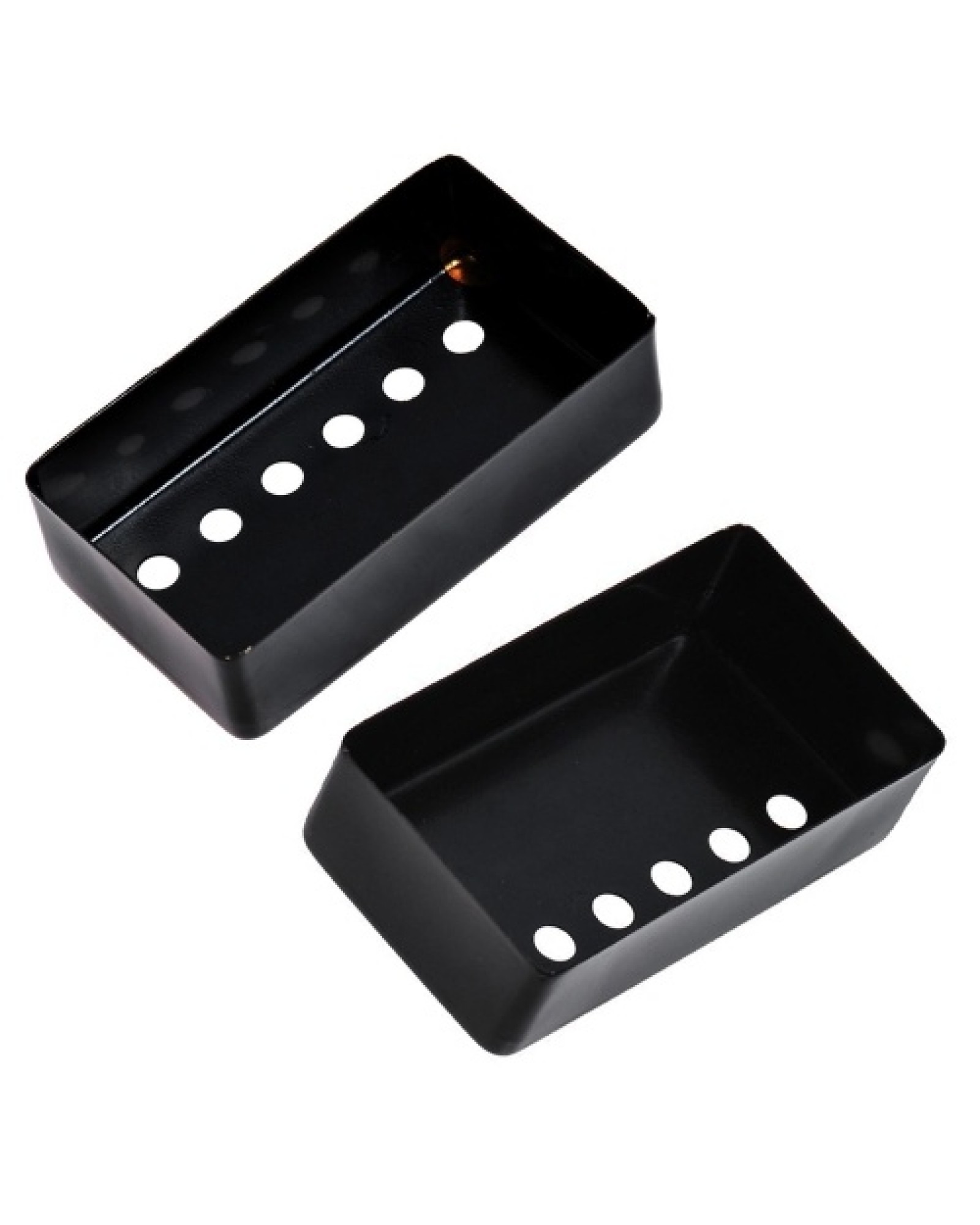 2Pcs Humbucker Guitar Pickup Cover 50mm + 52mm Pole Spacing Metal LP Guitar Neck Pickup Covers for Electric Guitar