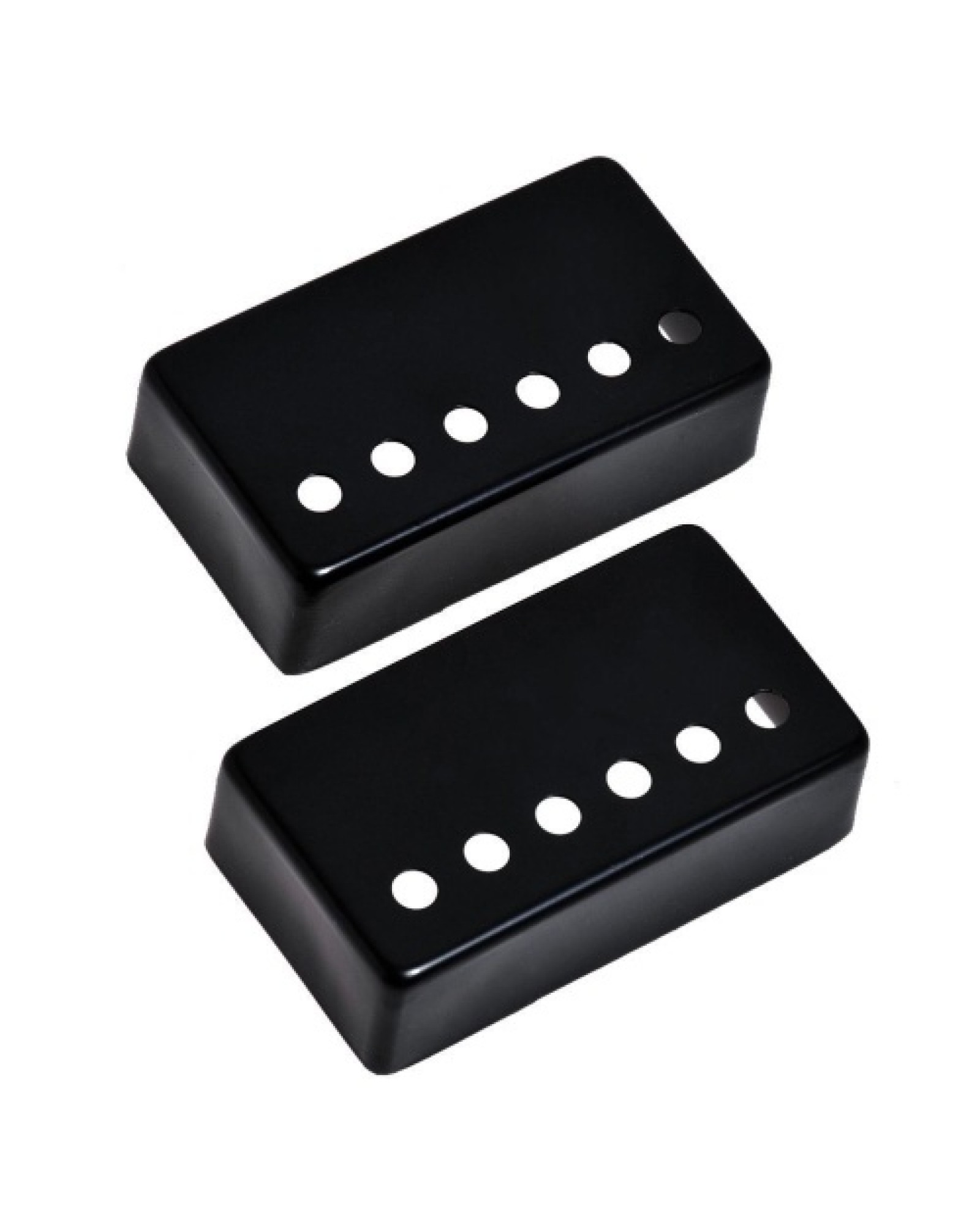 2Pcs Humbucker Guitar Pickup Cover 50mm + 52mm Pole Spacing Metal LP Guitar Neck Pickup Covers for Electric Guitar