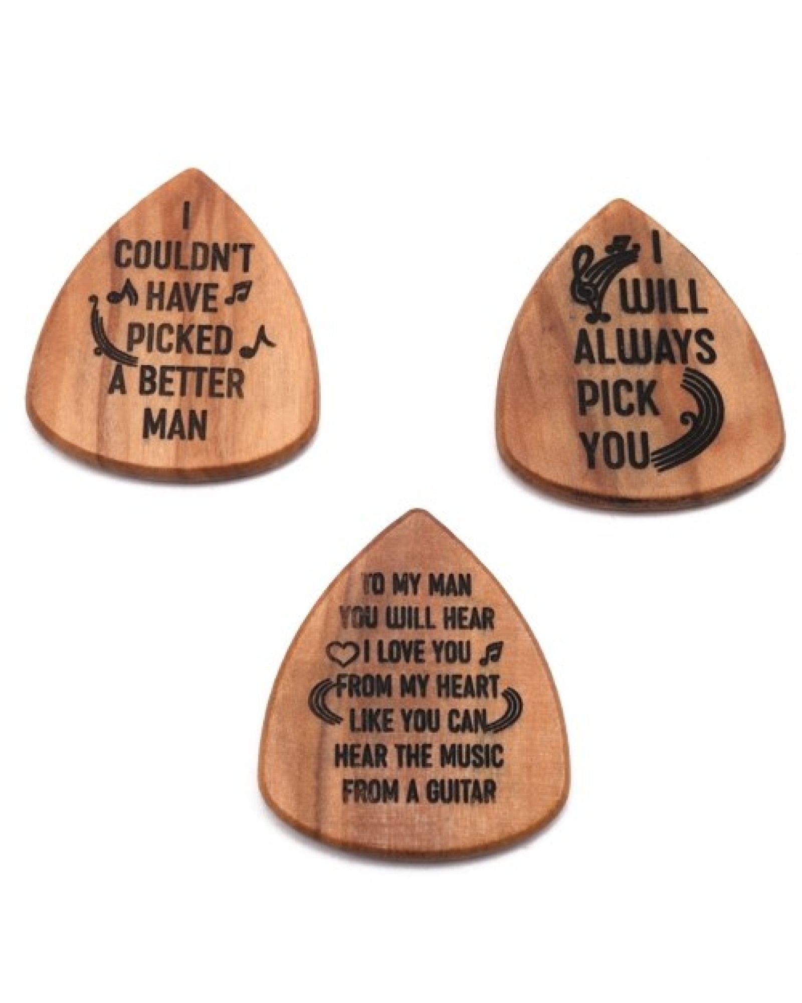 Guitar Accessories Wood Guitar Pick Wooden Guitar Pick Box