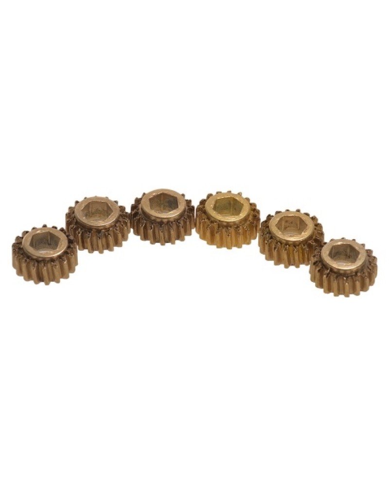 6pcs Guitar String Tuners Tuning Pegs Keys Machine Heads Mount Hex Hole Gear 1:18 Ratio