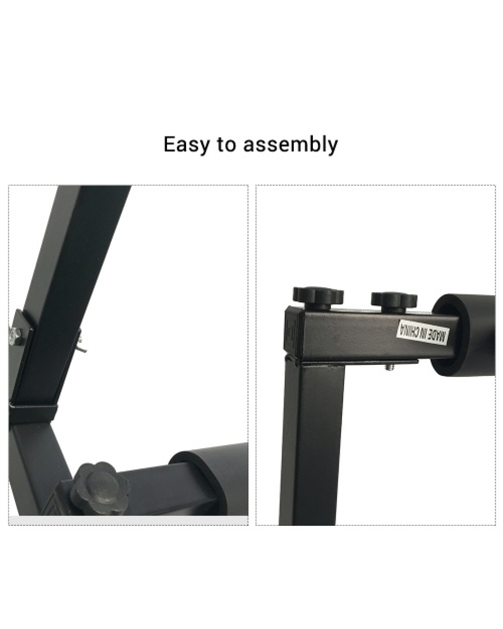 Multi Guitar Stand 5 Holder Foldable Universal Display Rack Portable Black for Classical Acoustic, Electric, Bass Guitar