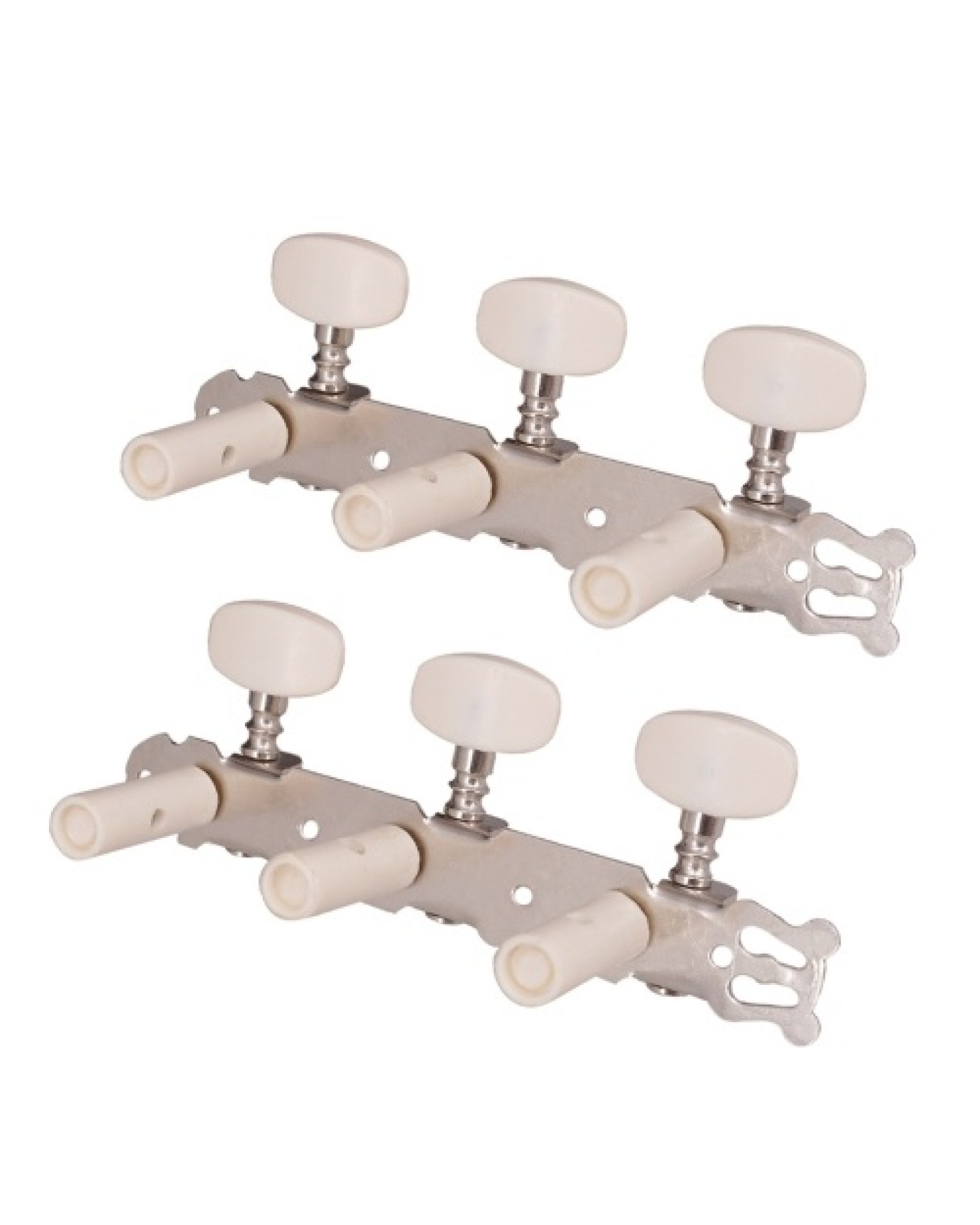 1 Pair Silver Guitar Tuning Pegs Classical Guitar String Tuning Tuners Machine Heads