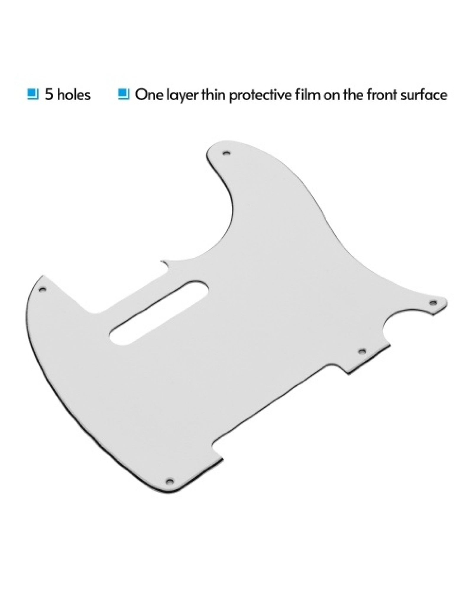 5 Hole TL50S Guitar Pickguard 3 Ply Panels Pickguard for TL Guitar