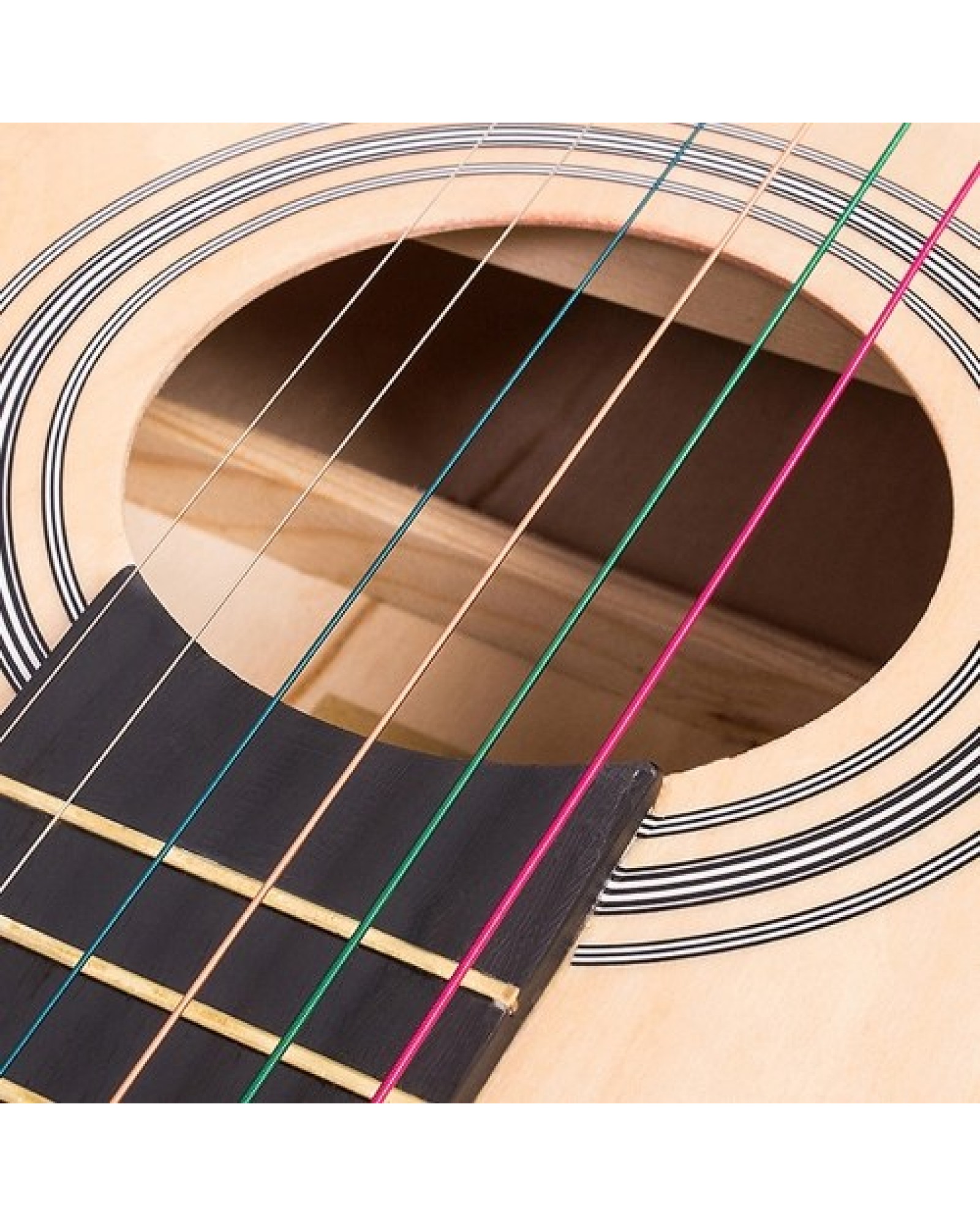 3 Sets of Acoustic Folk Guitar String Set Strings Stainless Steel Wire Core Copper Alloy Wound, 6pcs/set (.007-.047)
