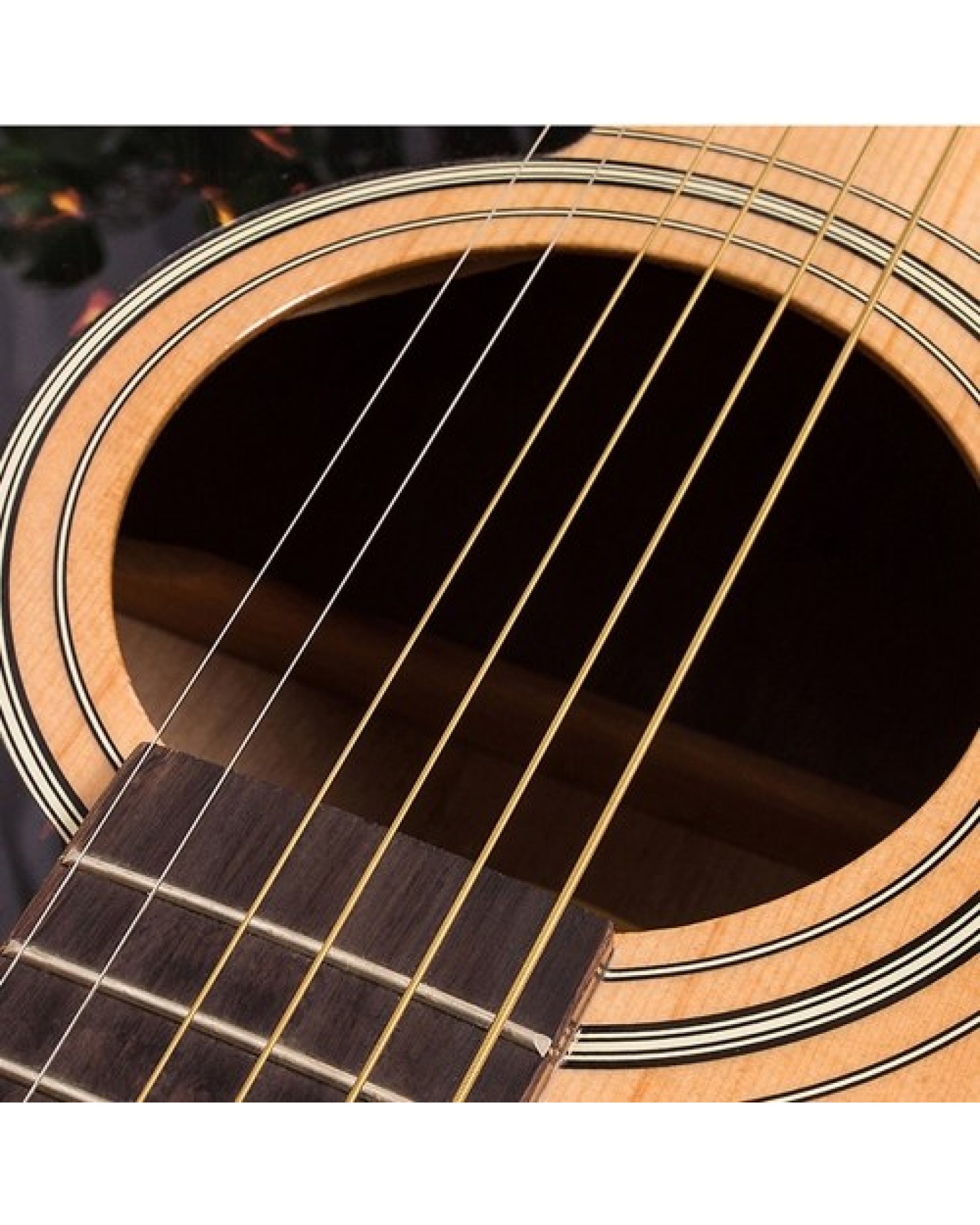 3 Sets of Acoustic Folk Guitar String Set Strings Stainless Steel Wire Core Copper Alloy Wound, 6pcs/set (.007-.047)